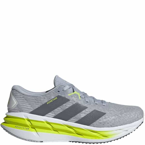 Size 9.5 Grey/Neon/White Running Shoes