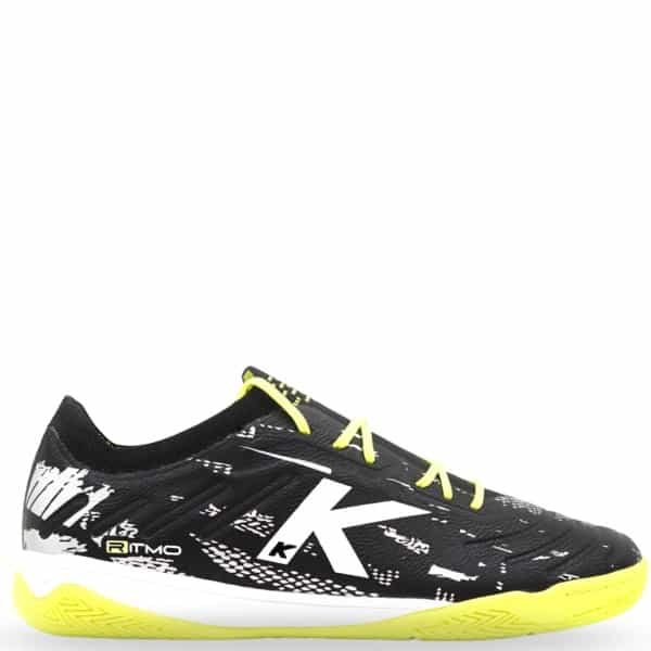 Kelme Ritmo Black/Neon Indoor Soccer Shoes Shoes