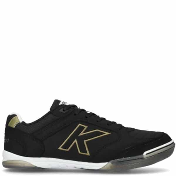 Kelme Precision Black/Gold Indoor Soccer Shoes