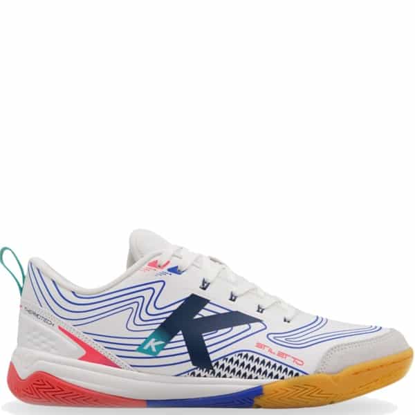 Kelme Stiletto White/Blue Indoor Shoes