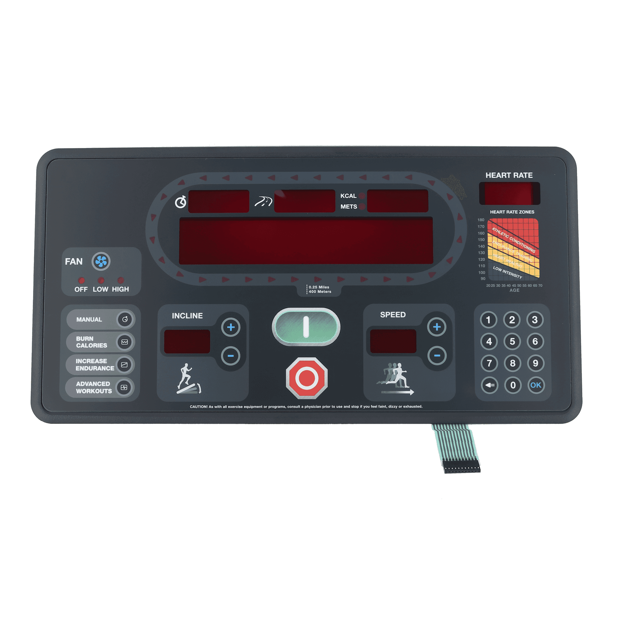 Startrac Main Display Keypad for S Series Treadmills