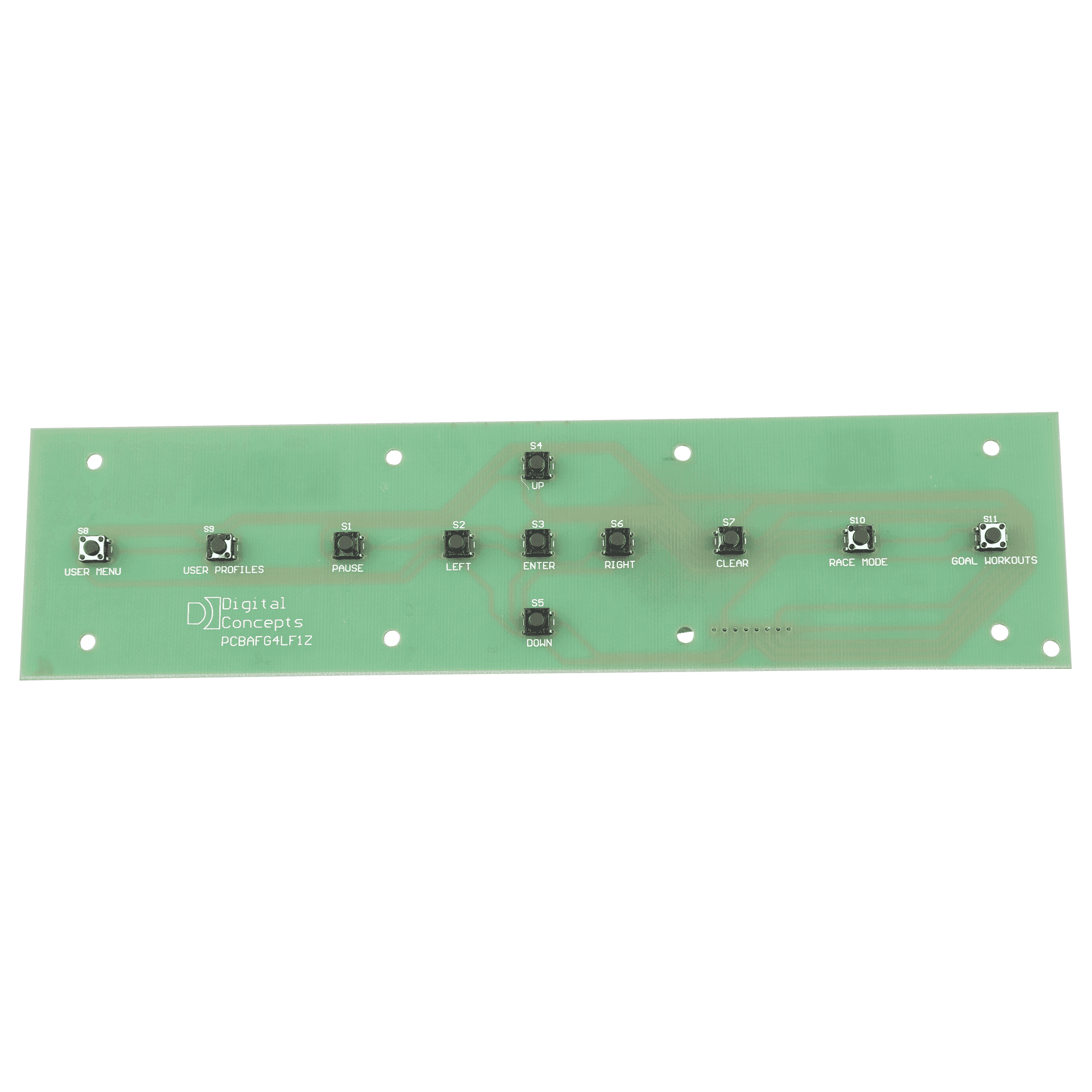 Life Fitness Advanced Button Module PCB