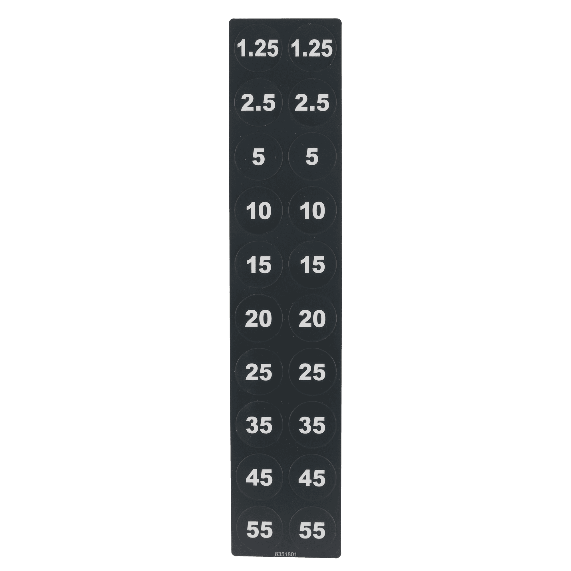 Label, Weight Horn, Sheet, Lifefitness
