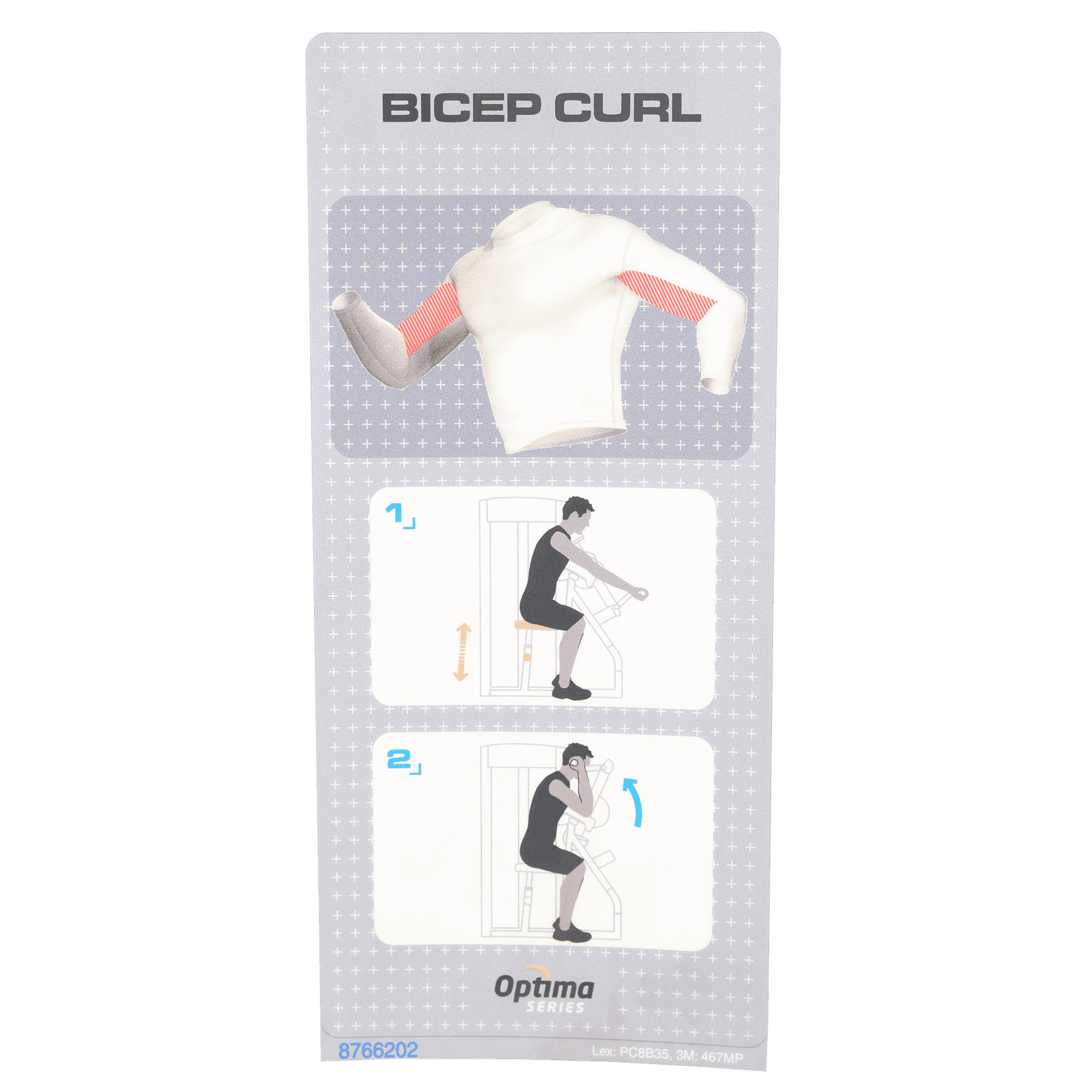Lifefitness OSBC Placard Label