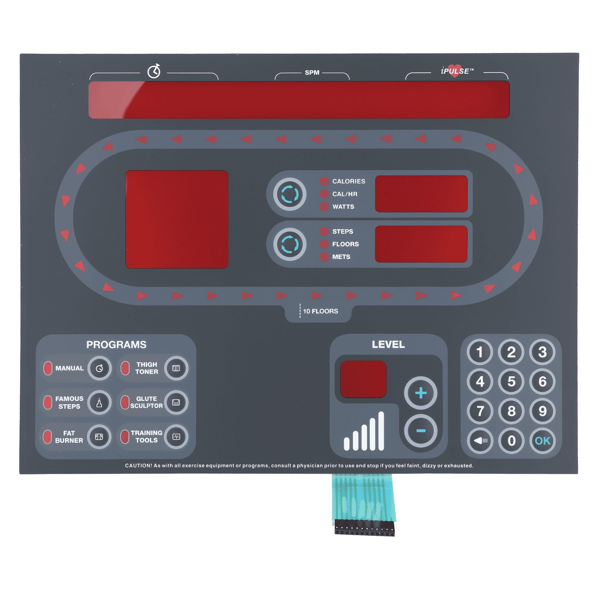StarTrac E-Series Main Display Keypad