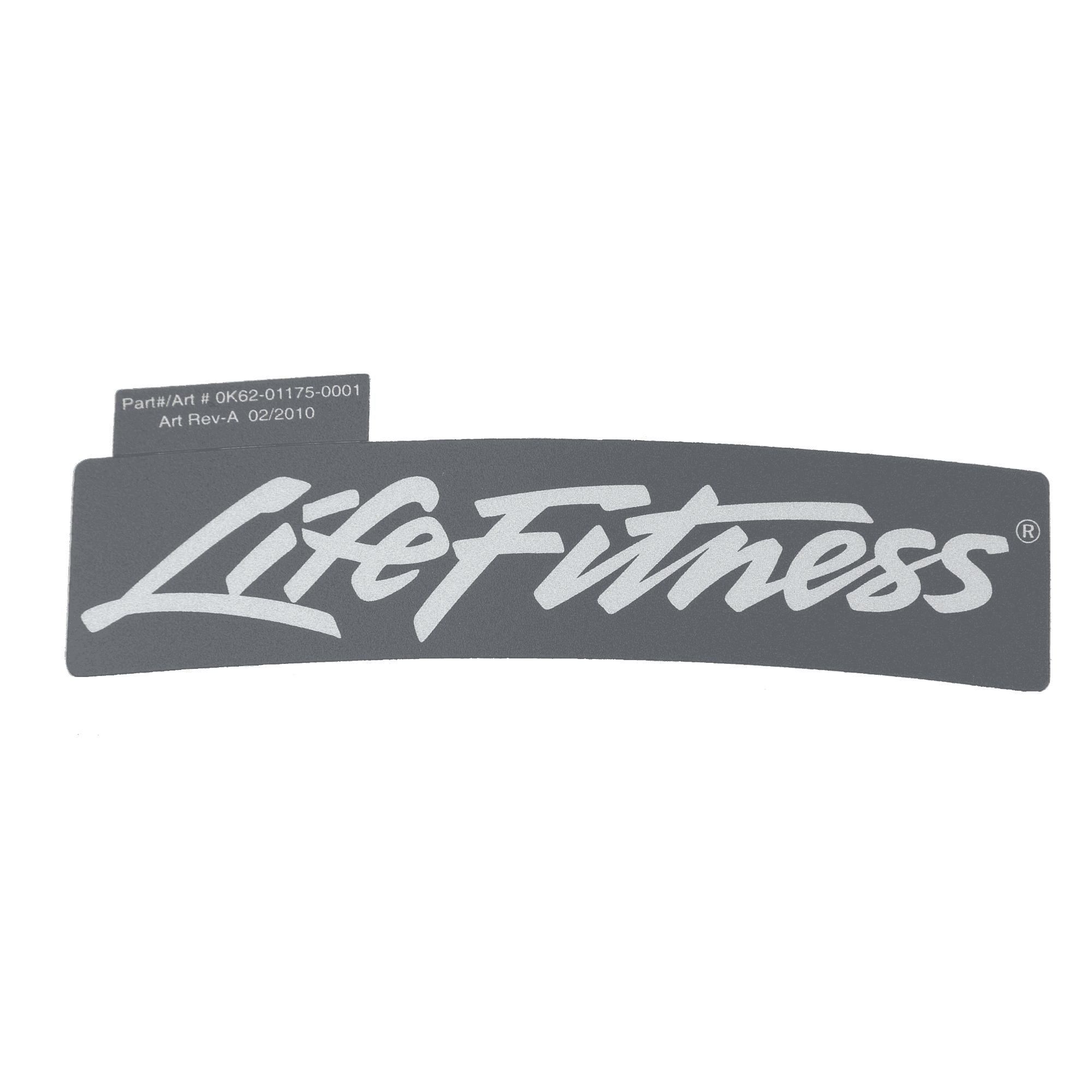 Lifefitness Integrity Console Rear Decal