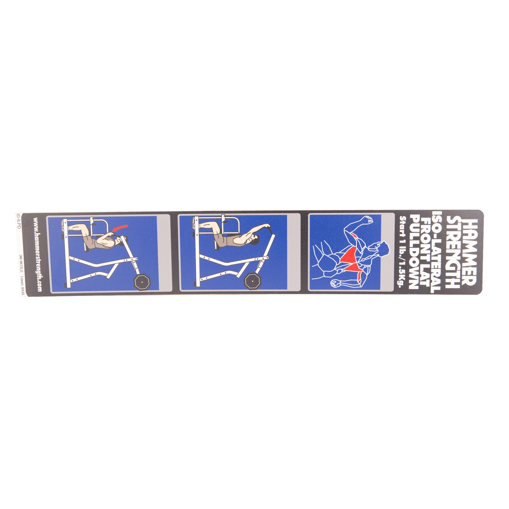 Product Placard, ILPD, Lifefitness