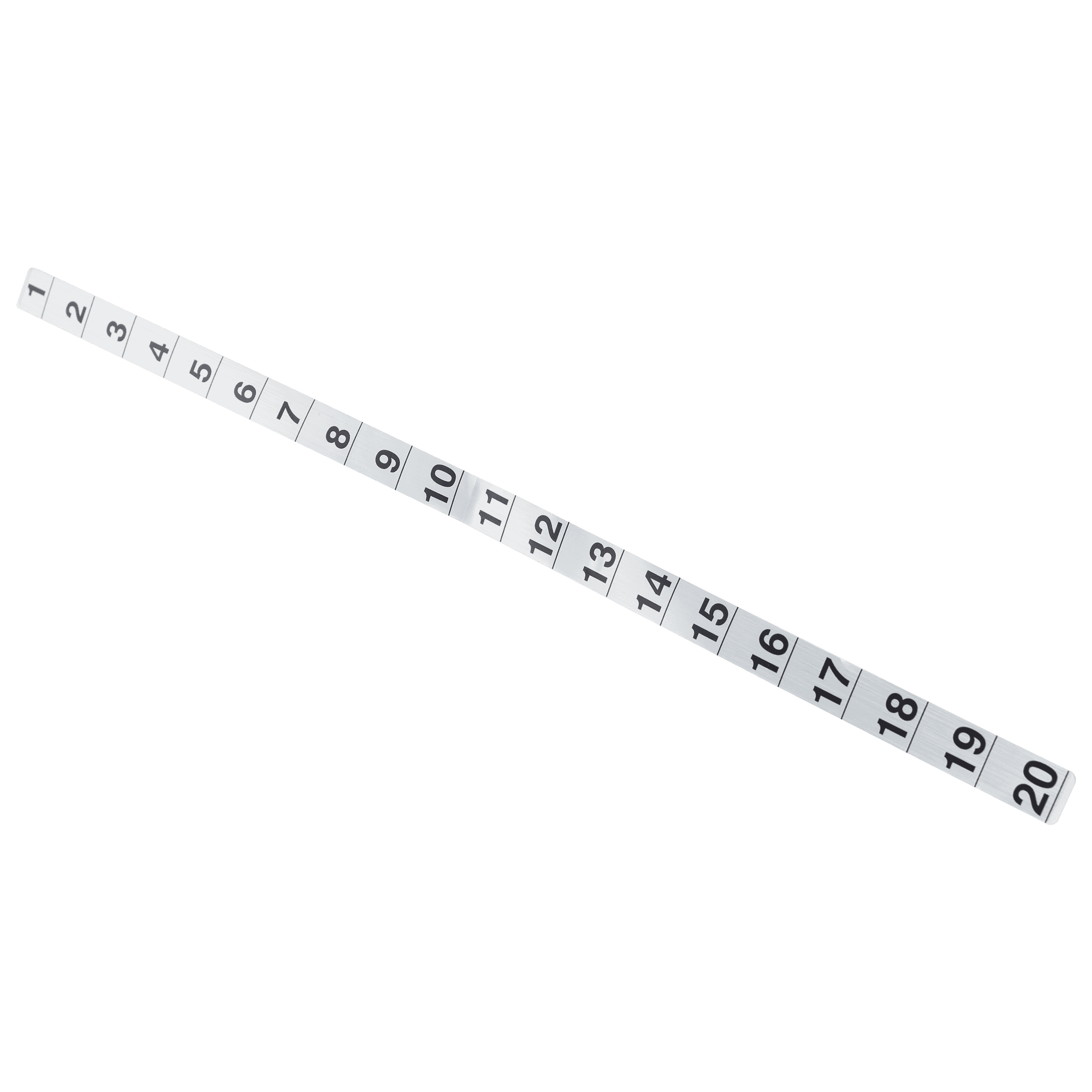 Scifit Number Decal, 1" Spacing 1-20