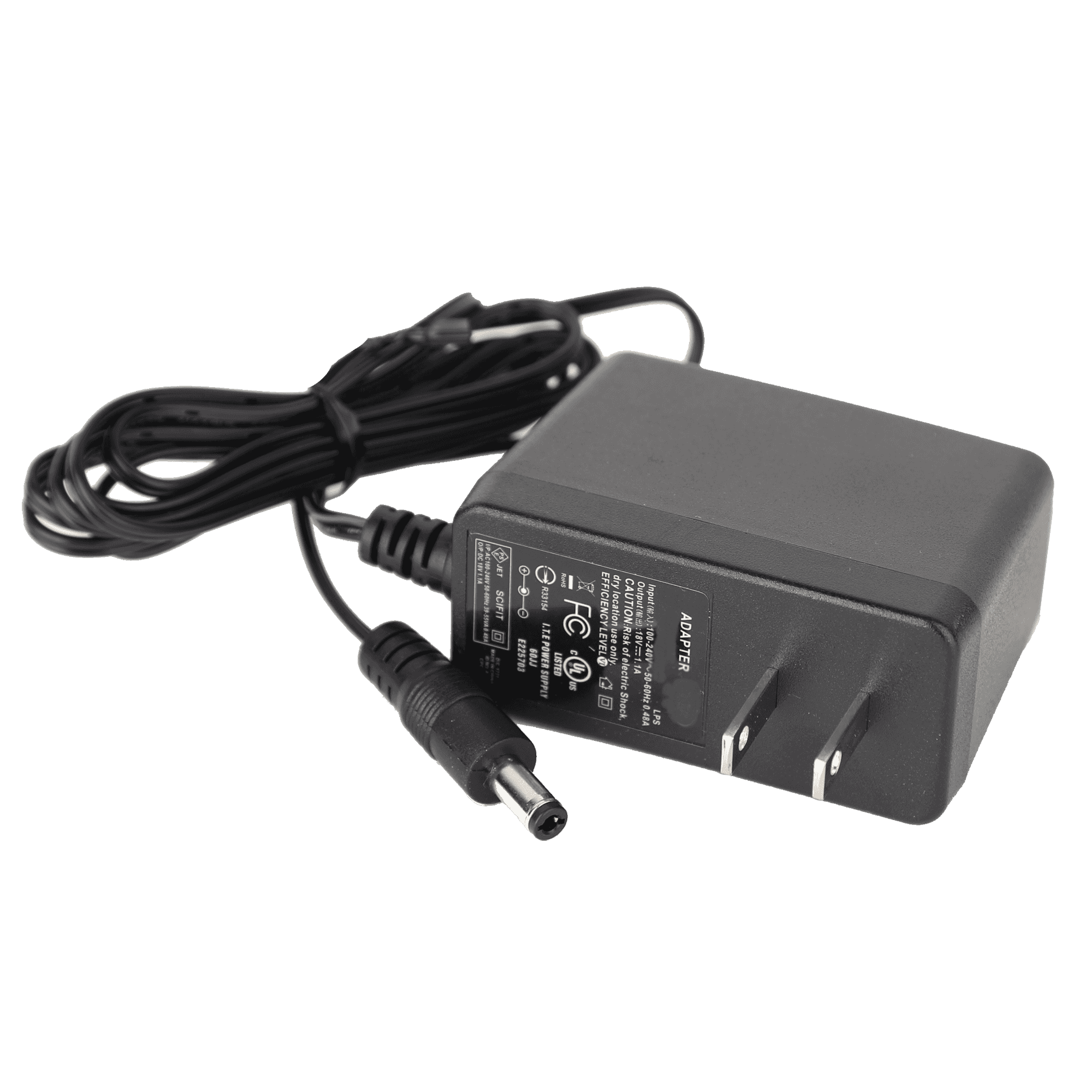 Power Supply, Adapter Wall Pack, Pre 5/2013,18V, Scifit