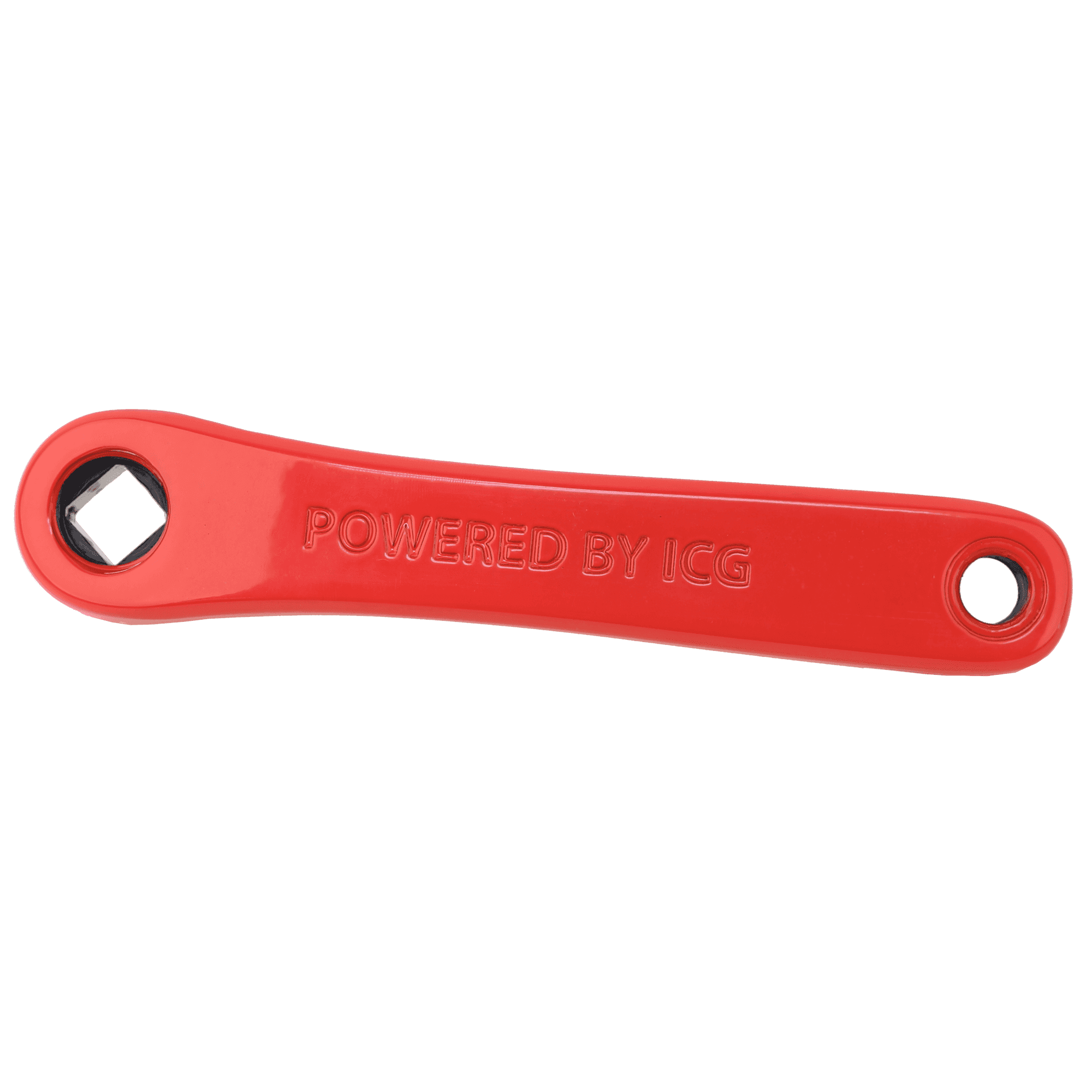 Right Crank Arm, Red, Icg Bikes, Ic4/Ic5/Ic6