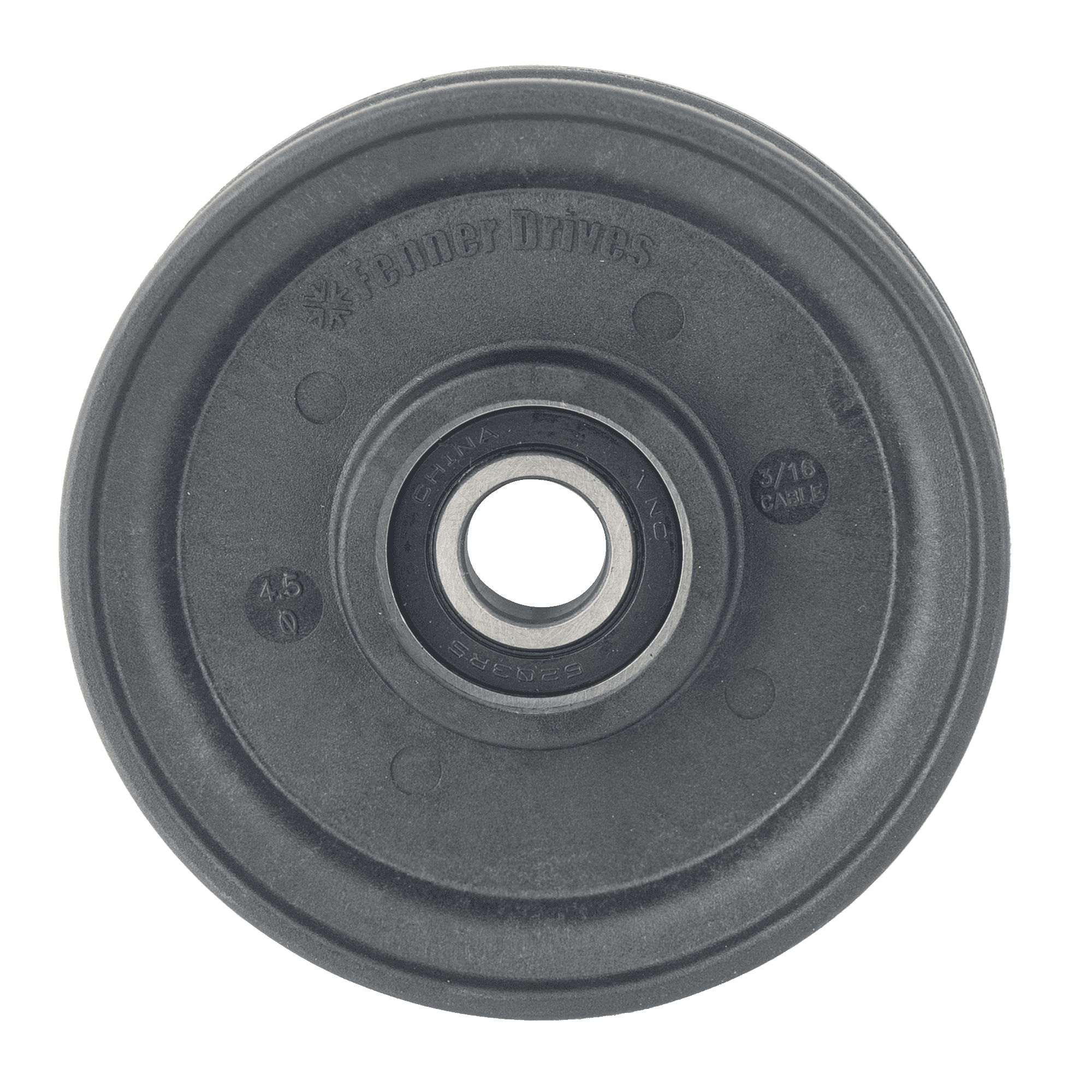 Pulley Cable 4 1/2 Od, Star Trac