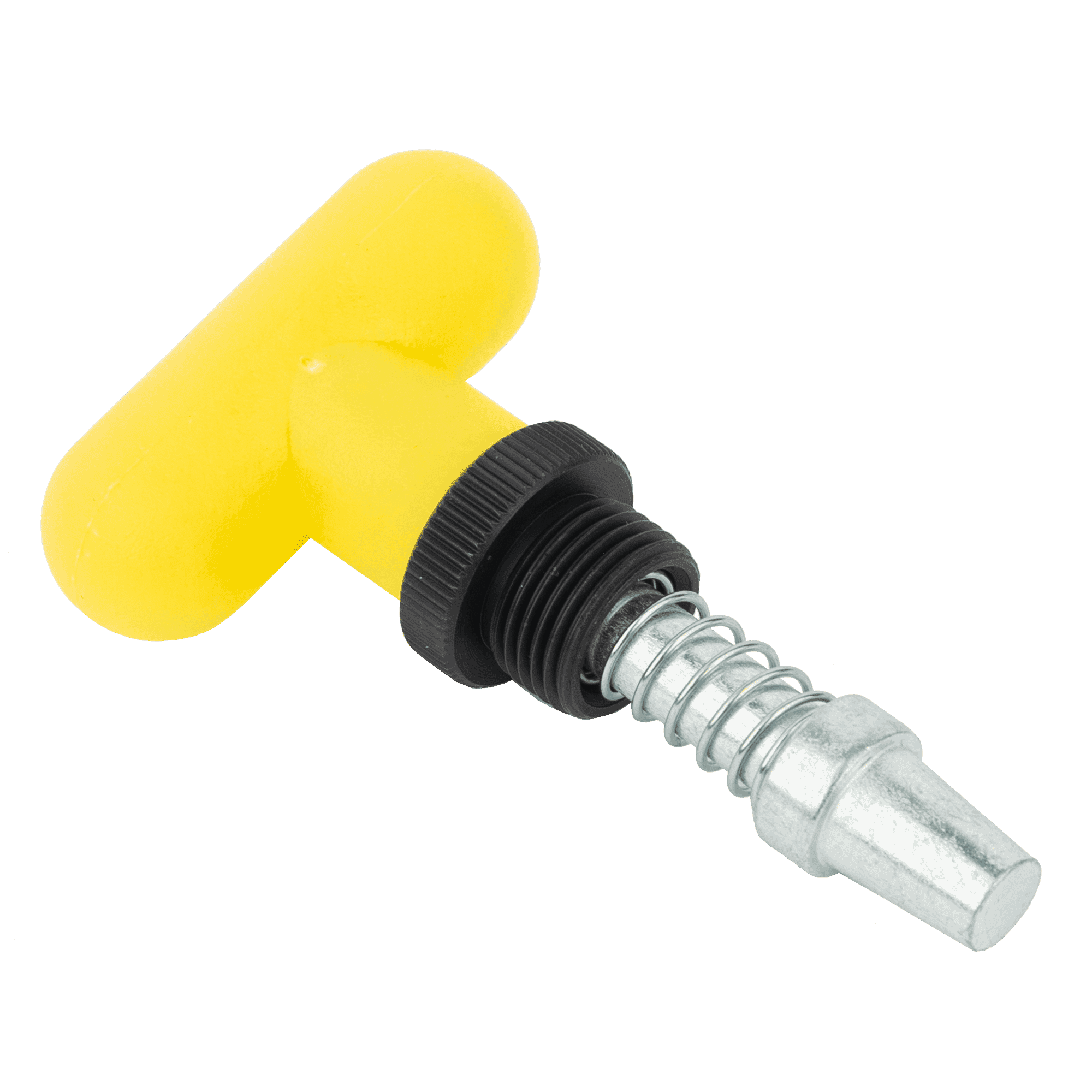 Pin Plunge Spring, Yellow, Tapered