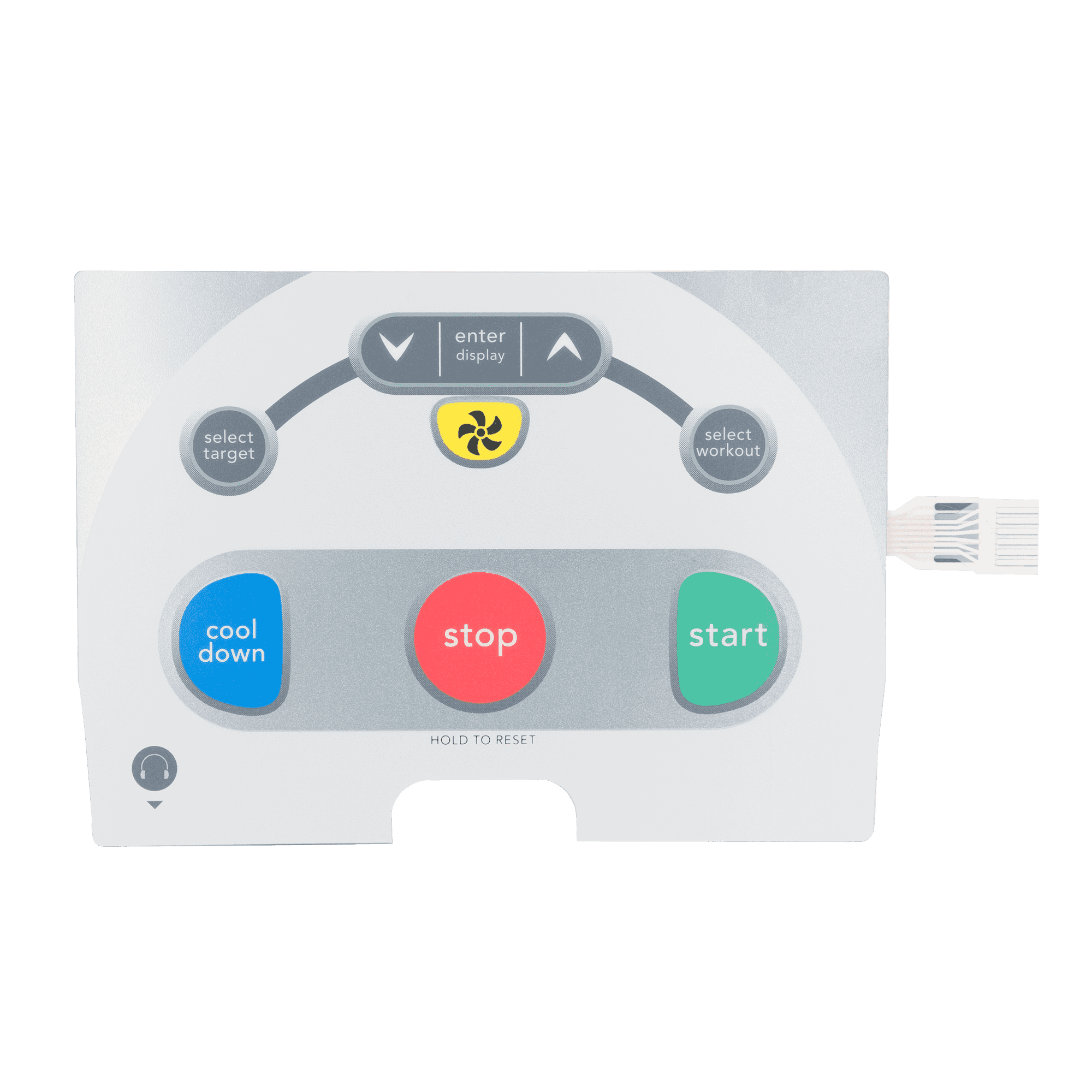 Horizon Fitness English Overlay for TM660