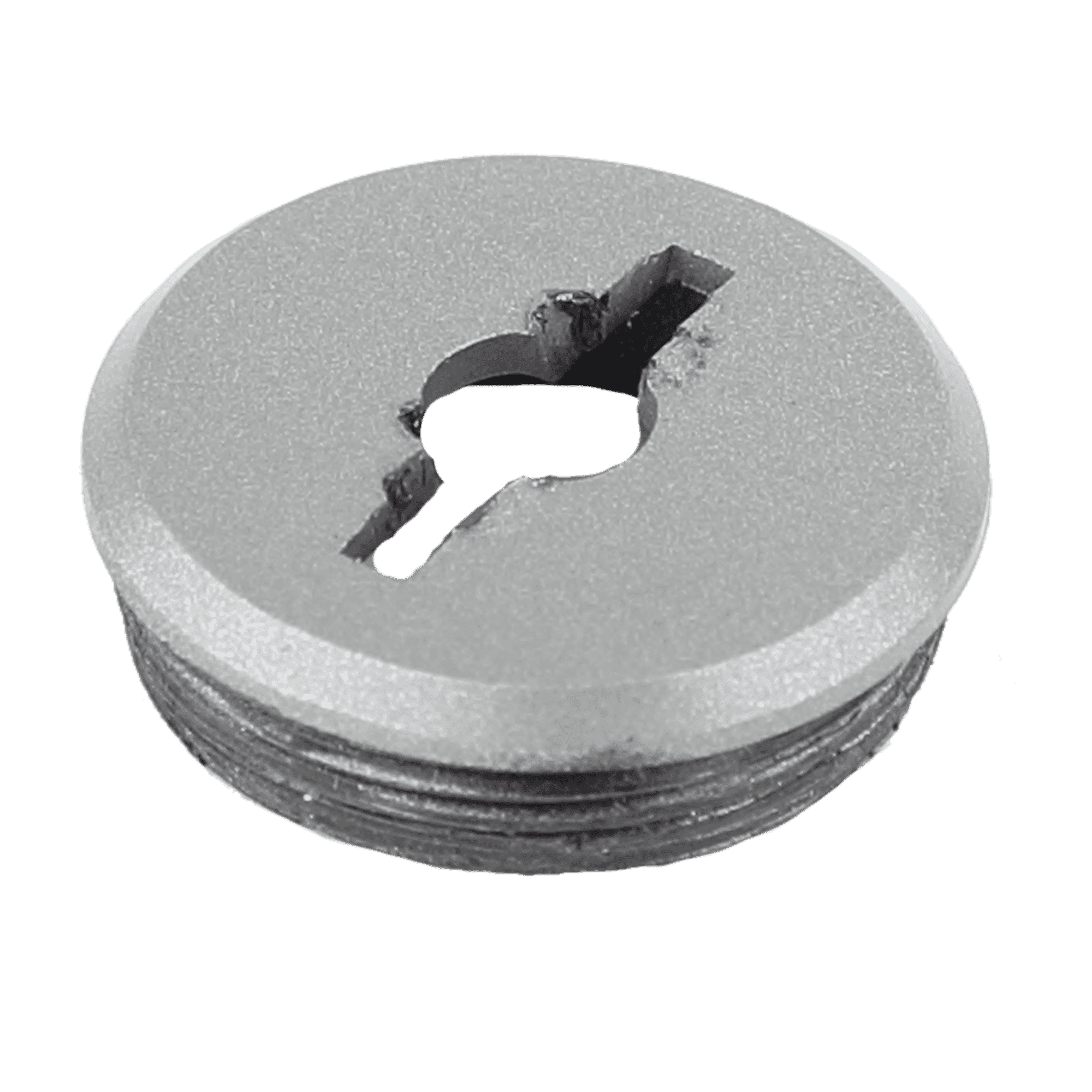 Black Round Plastic Crank Arm Cover