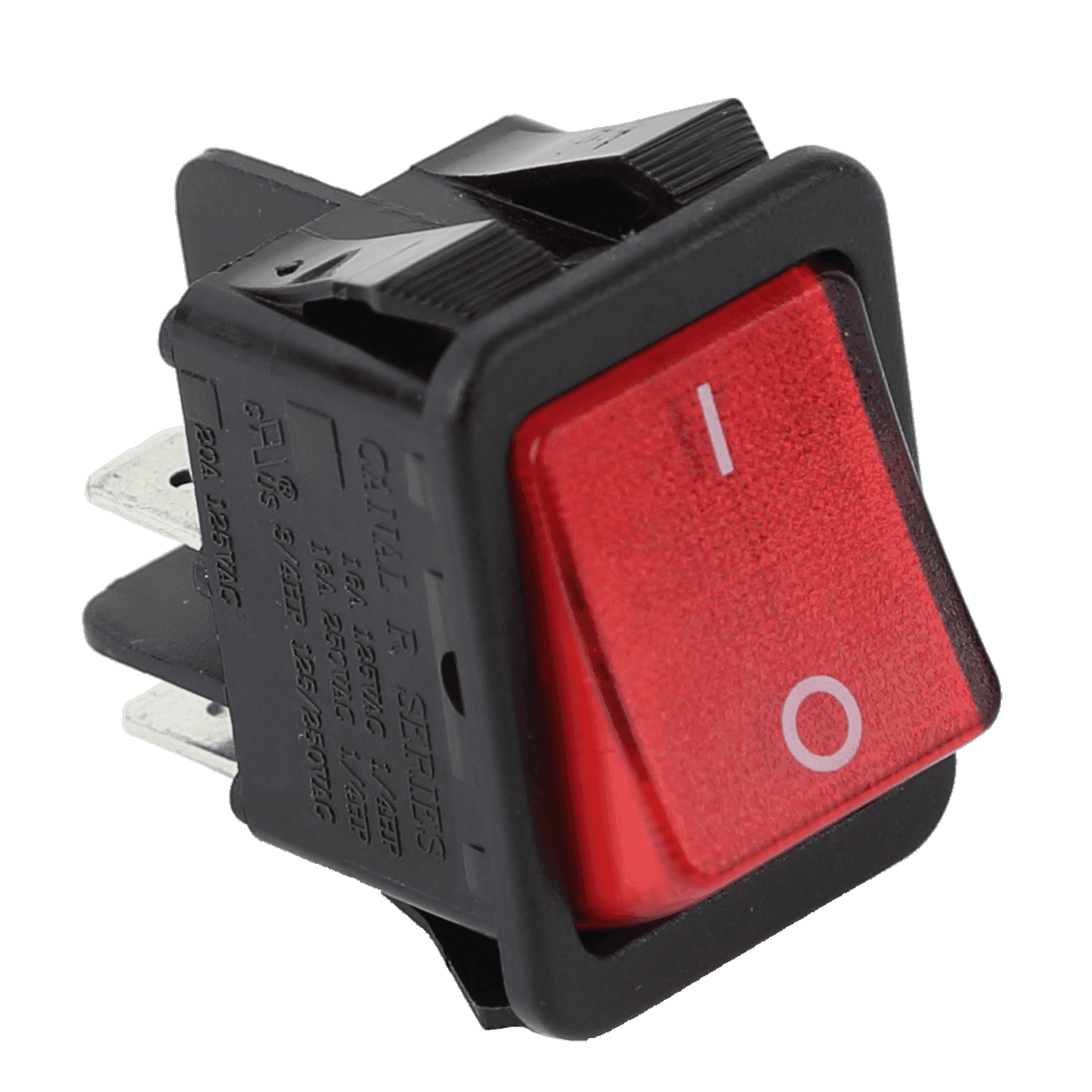 Power Switch, On-Off with Light, 125V/250V