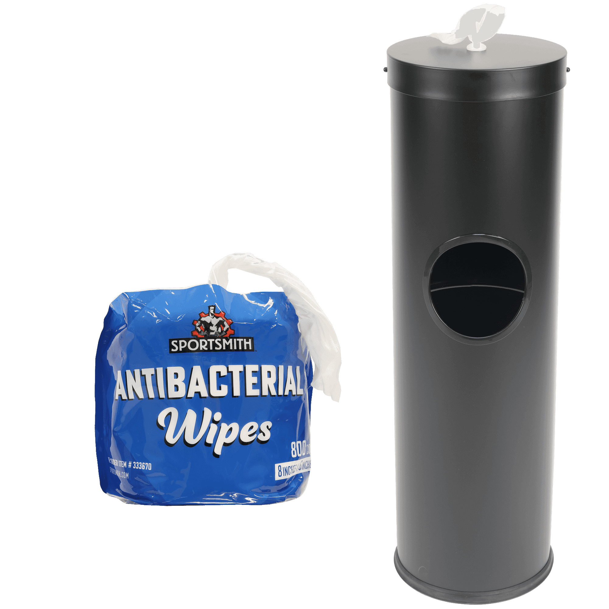 Gym Wipe Dispenser & Antibacterial Kit