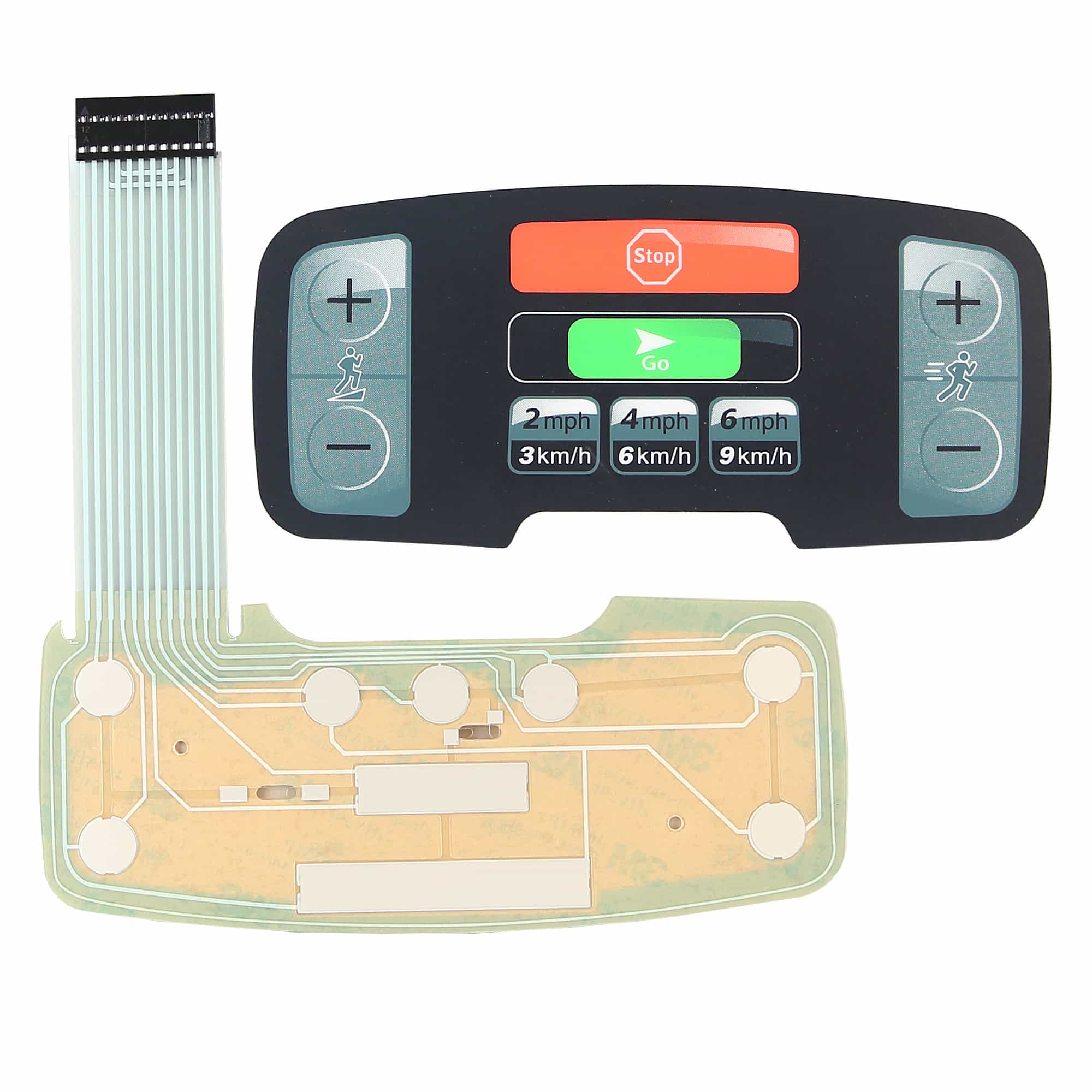 Overlay And Keypad For Activity Zone, 12 Pin, Lifefitness