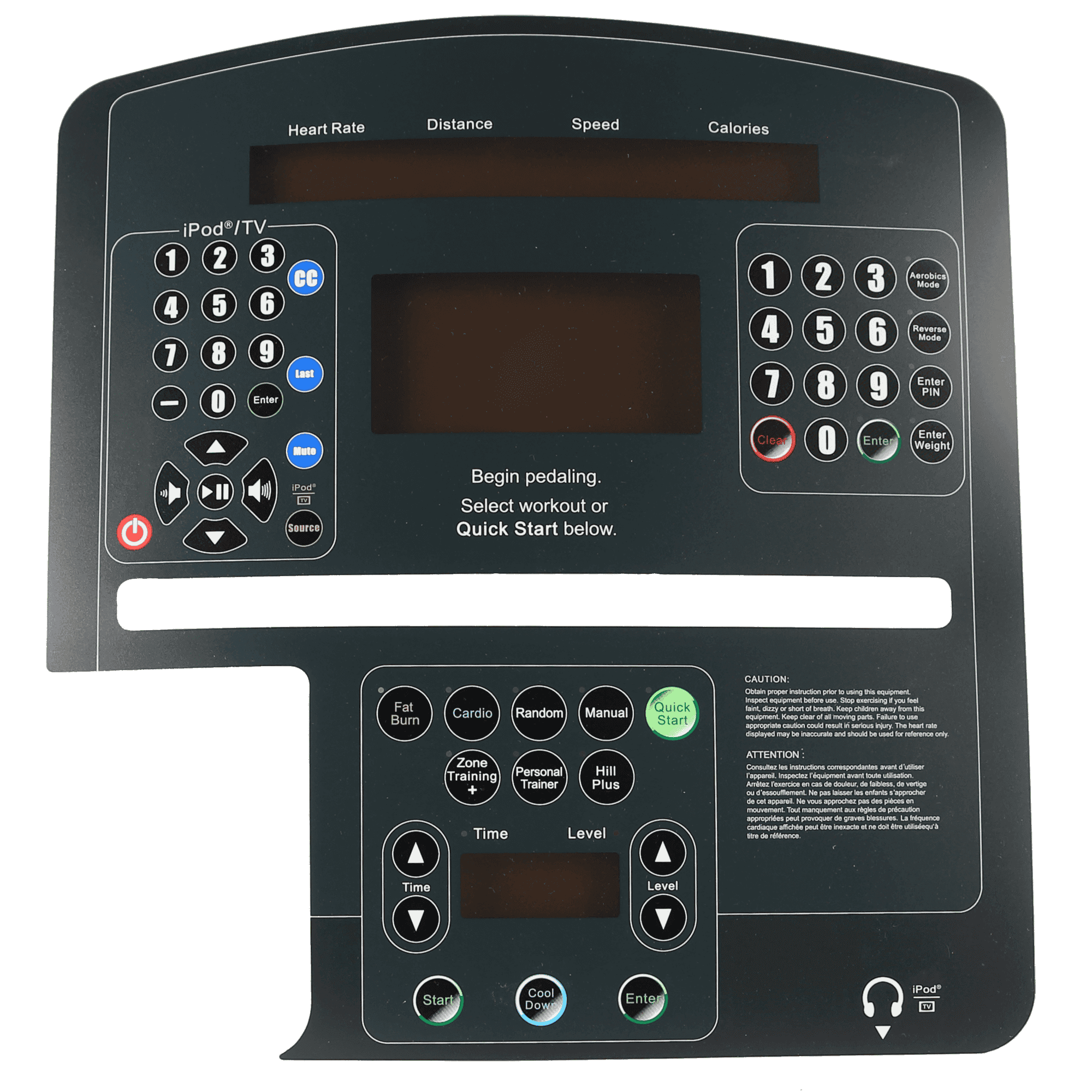 LifeFitness CLSX Integrity Overlay Without Keypads