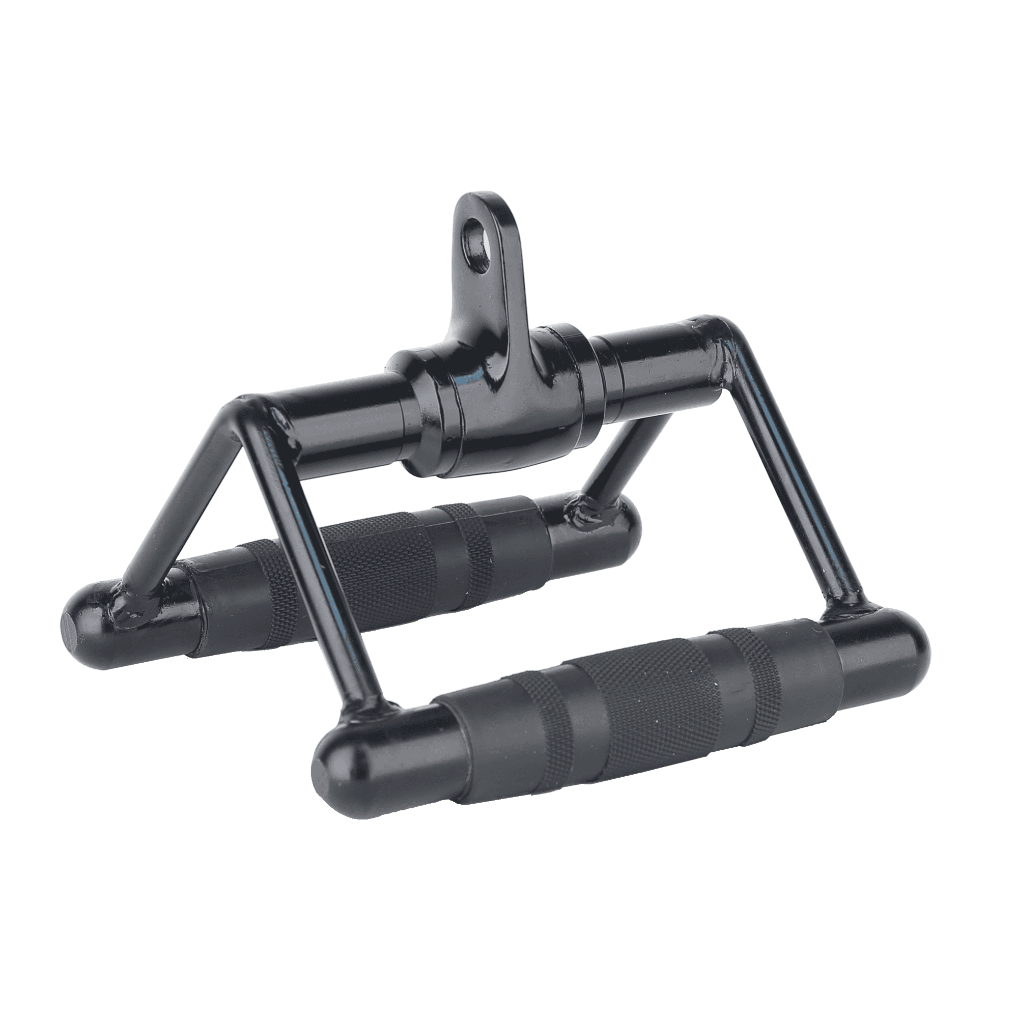 Seated Row Attachment Bar with Rubber Grips