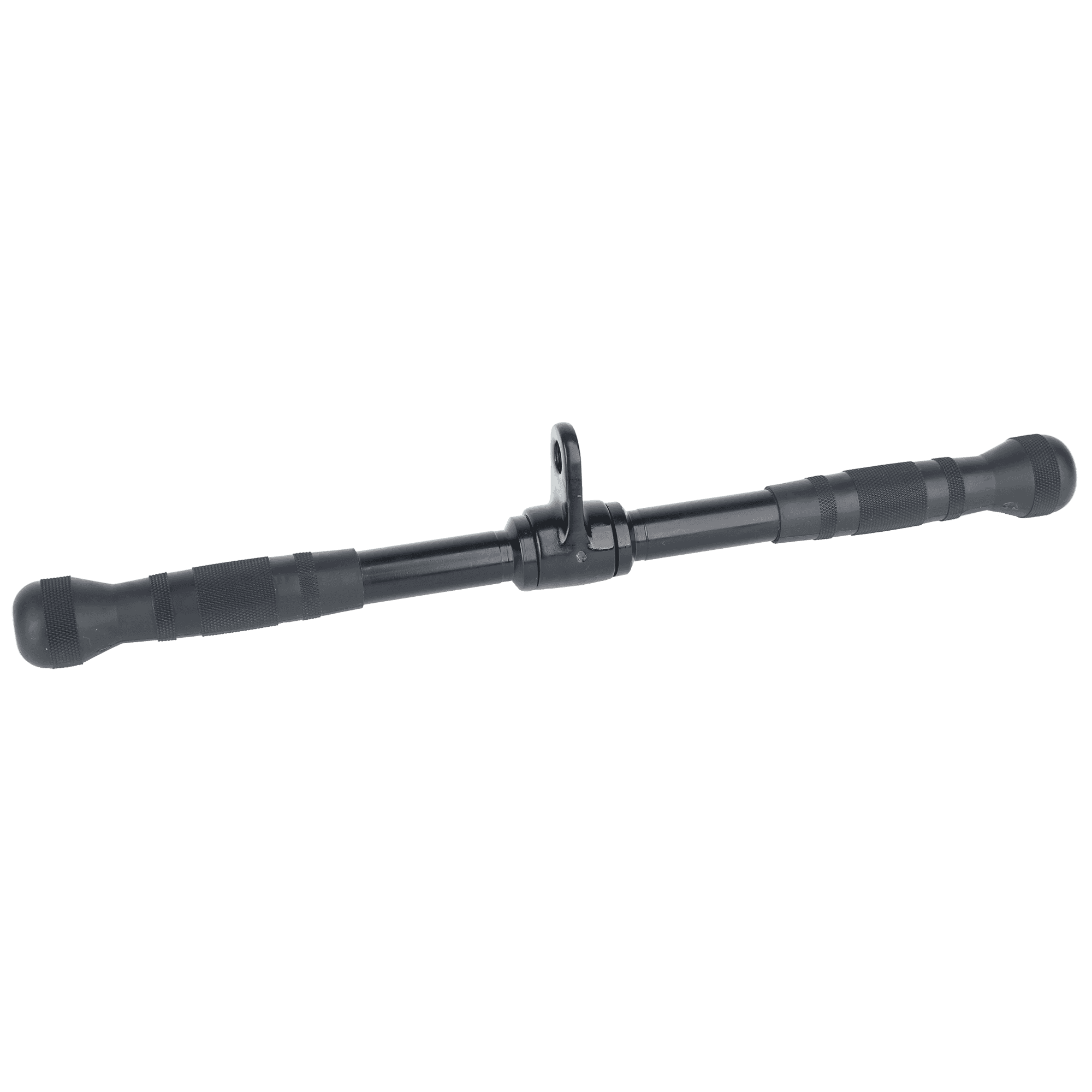 Straight Attachment Bar with Revolving Swivel and Rubber Grips