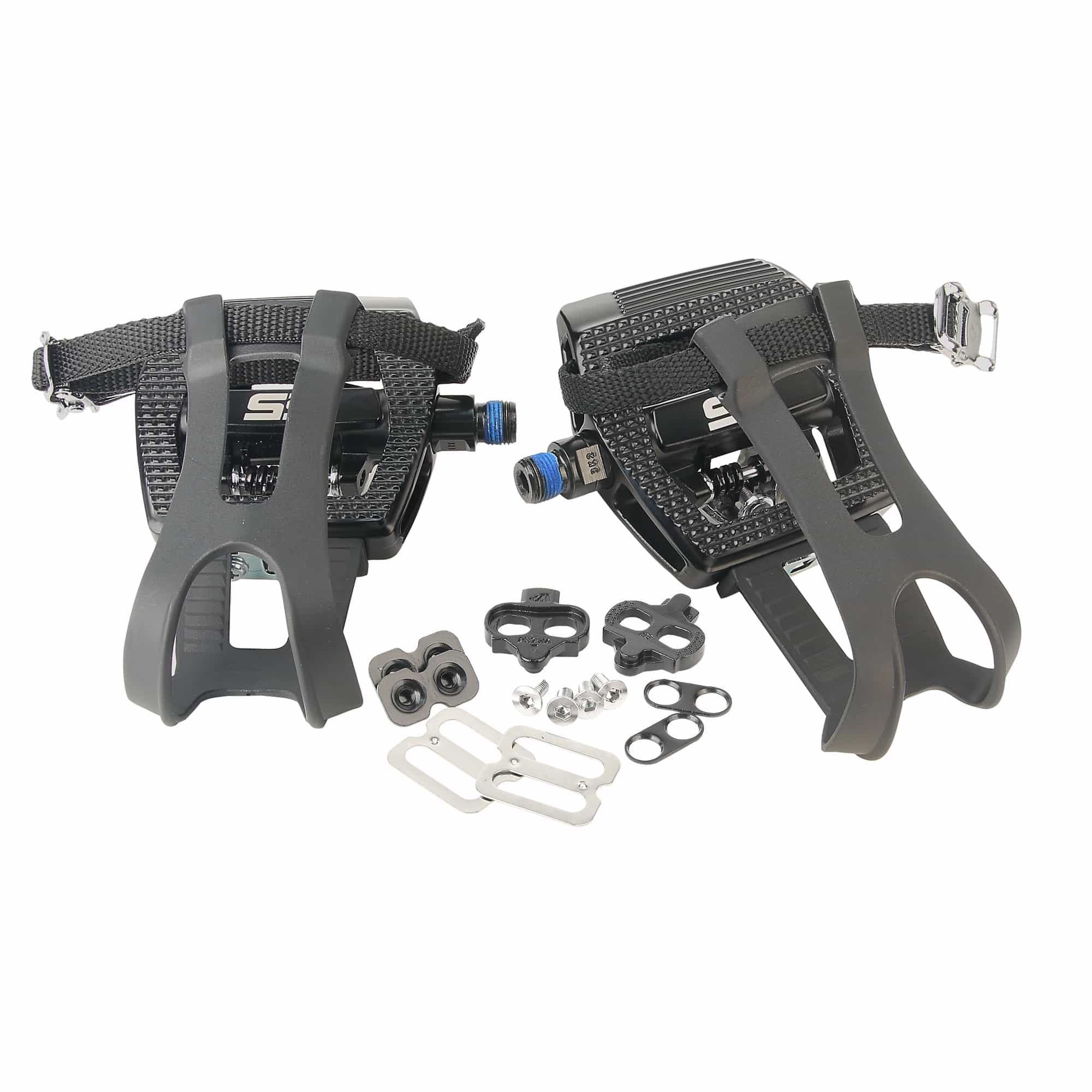 9/16" Bike Pedals Bowflex C6, C7, Spd & Toe Clip