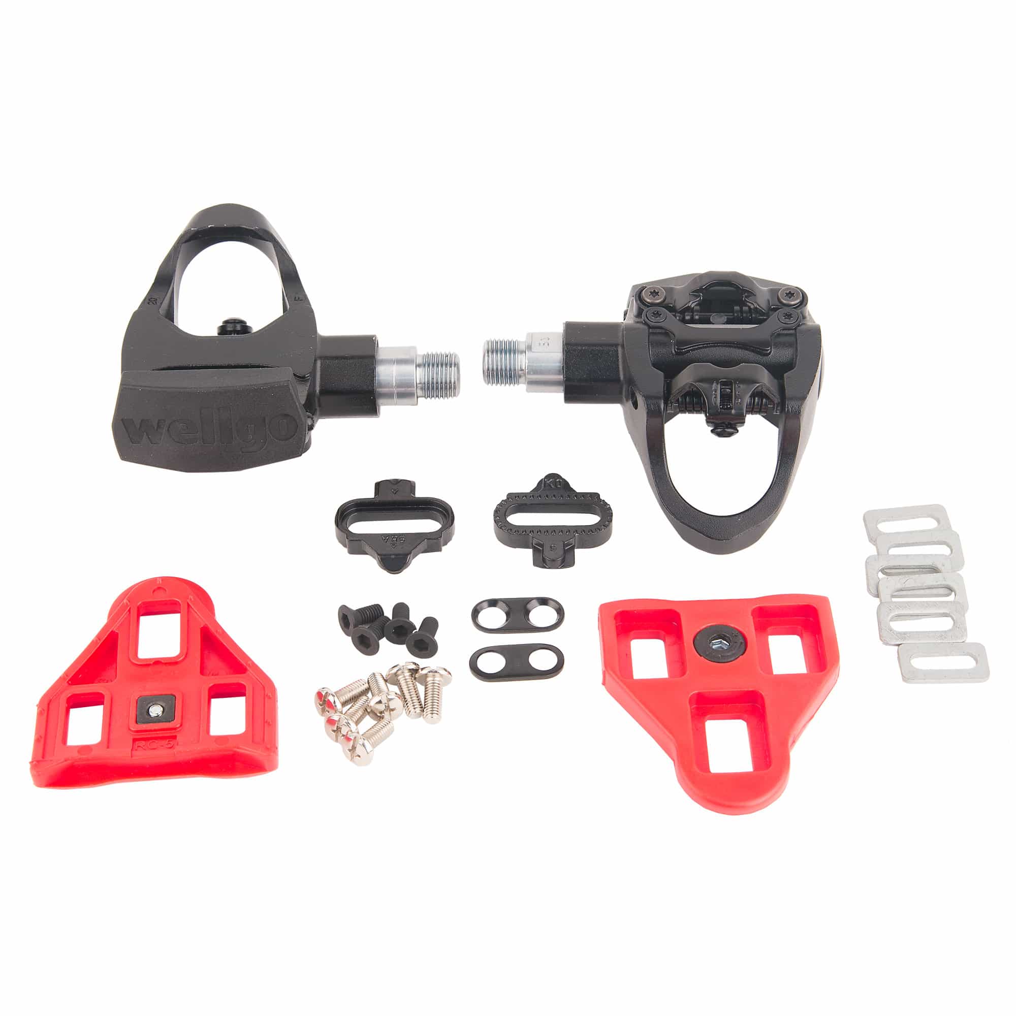 Bike Pedals, Pair, 9/16", Spd & Look
