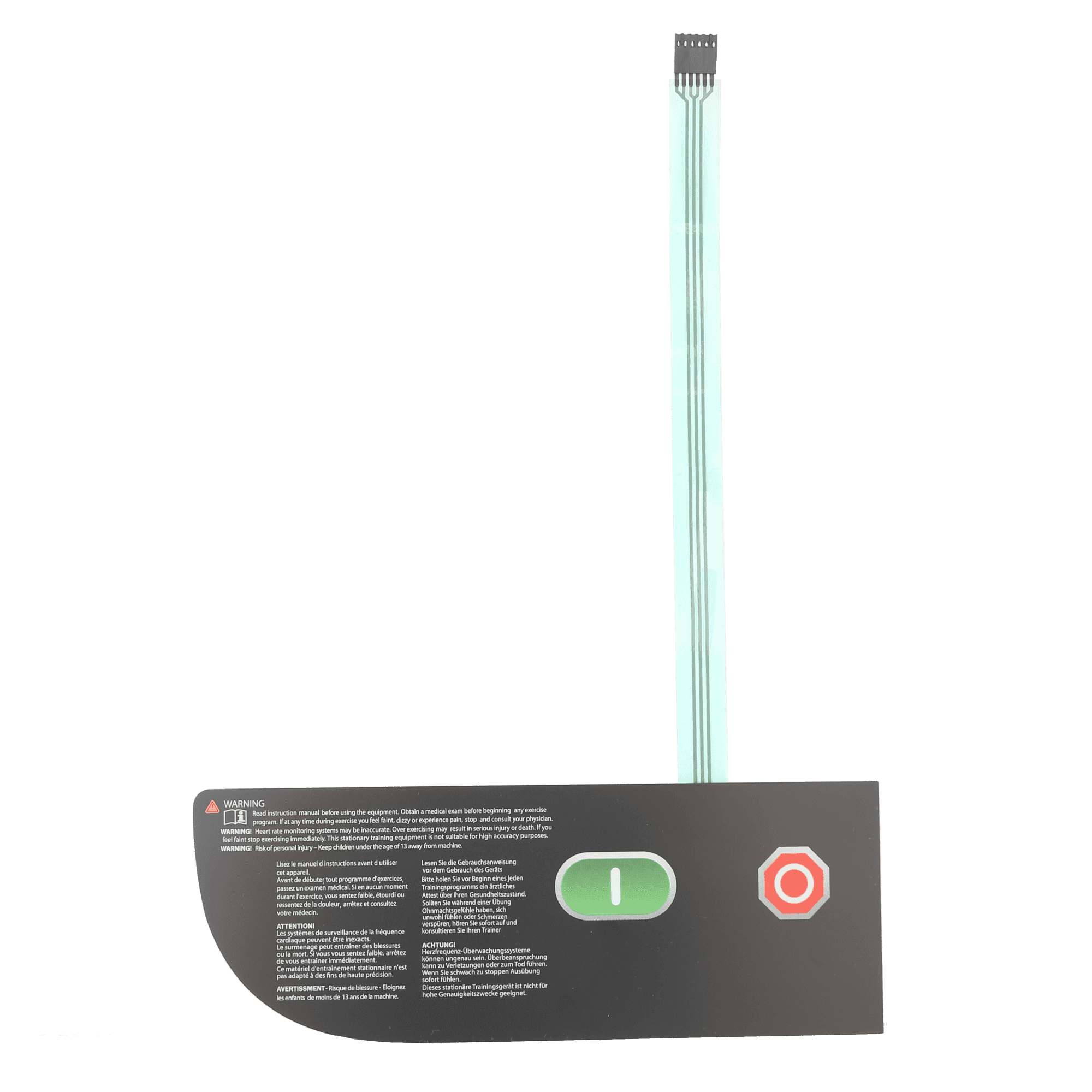 Startrac Start Stop Overlay Keypad for 4-TR, 4RB, 4UB