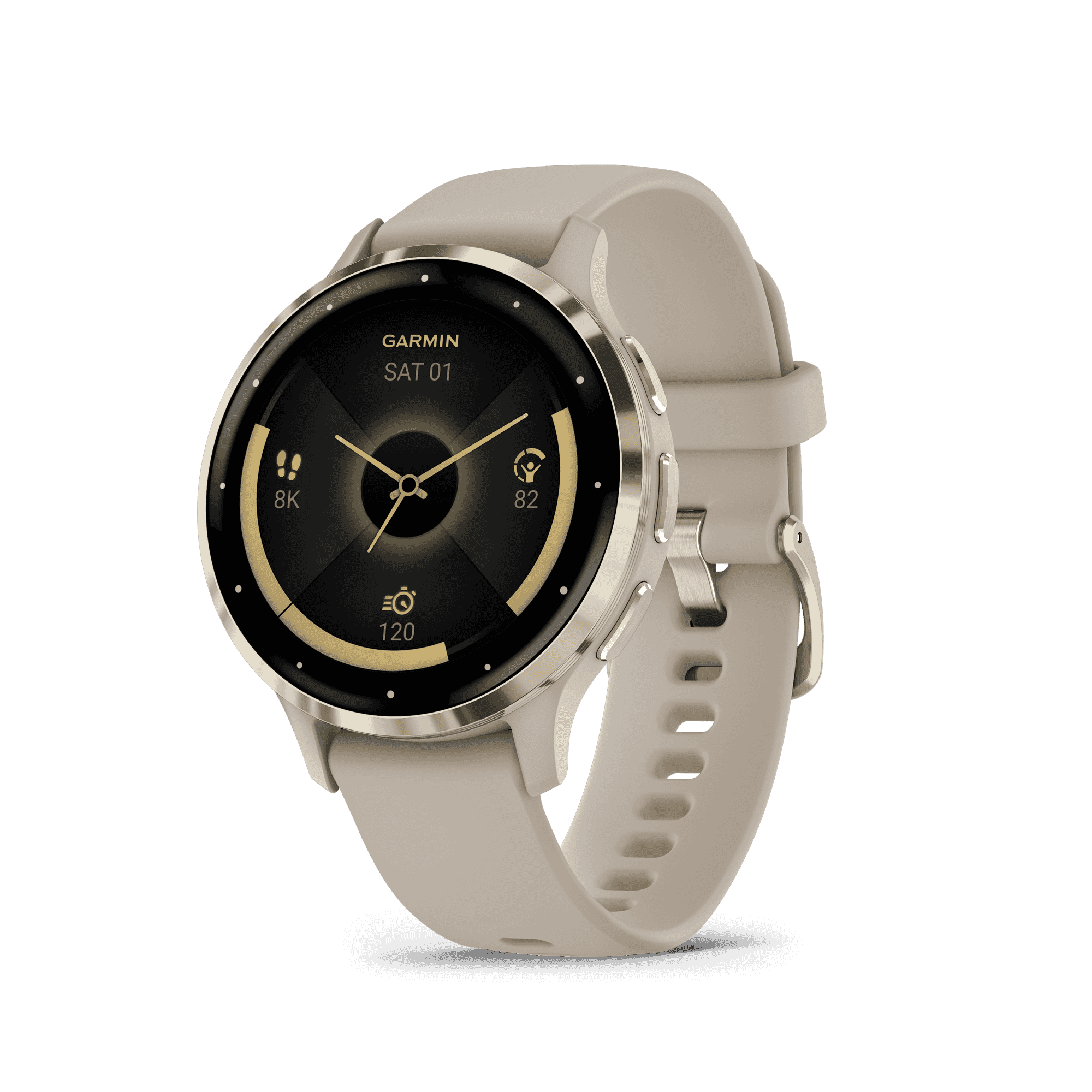 Garmin Venu 3S Watch, French Gray