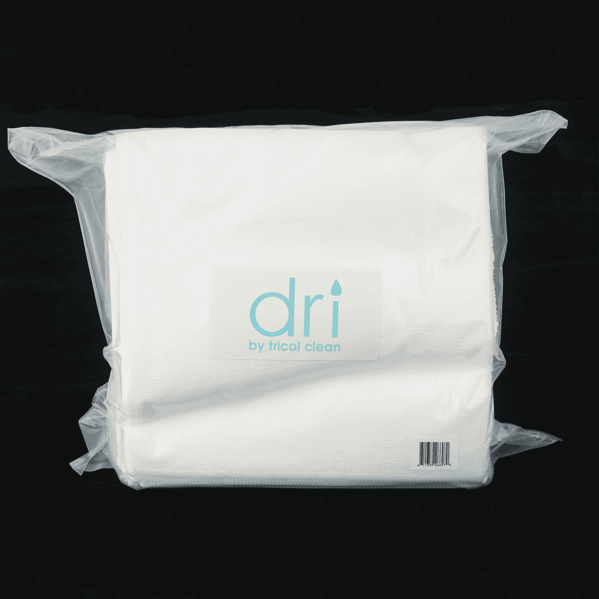 DRI Microfiber Cleaning Cloths, 16 x 16, White, 12 Pack