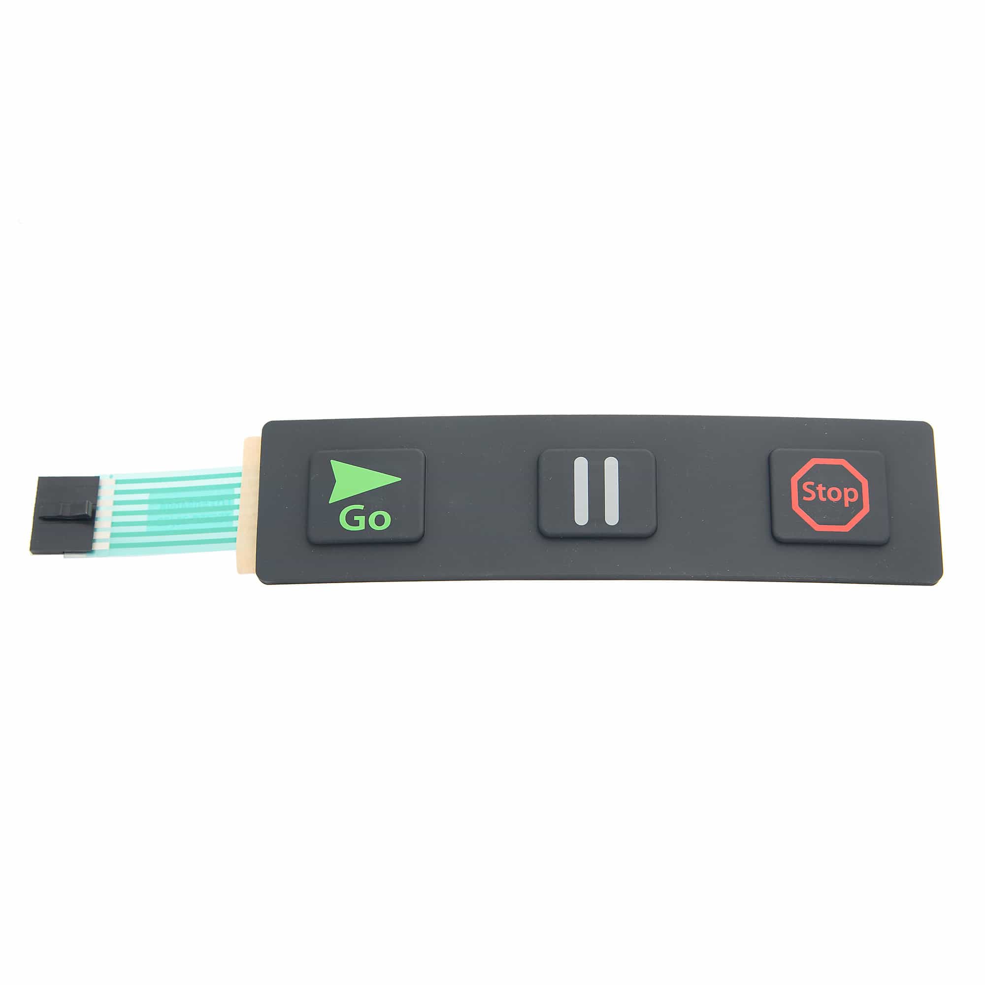 Keypad, Stop, Go, Pause, Fits Integrity Hercules 10" Console