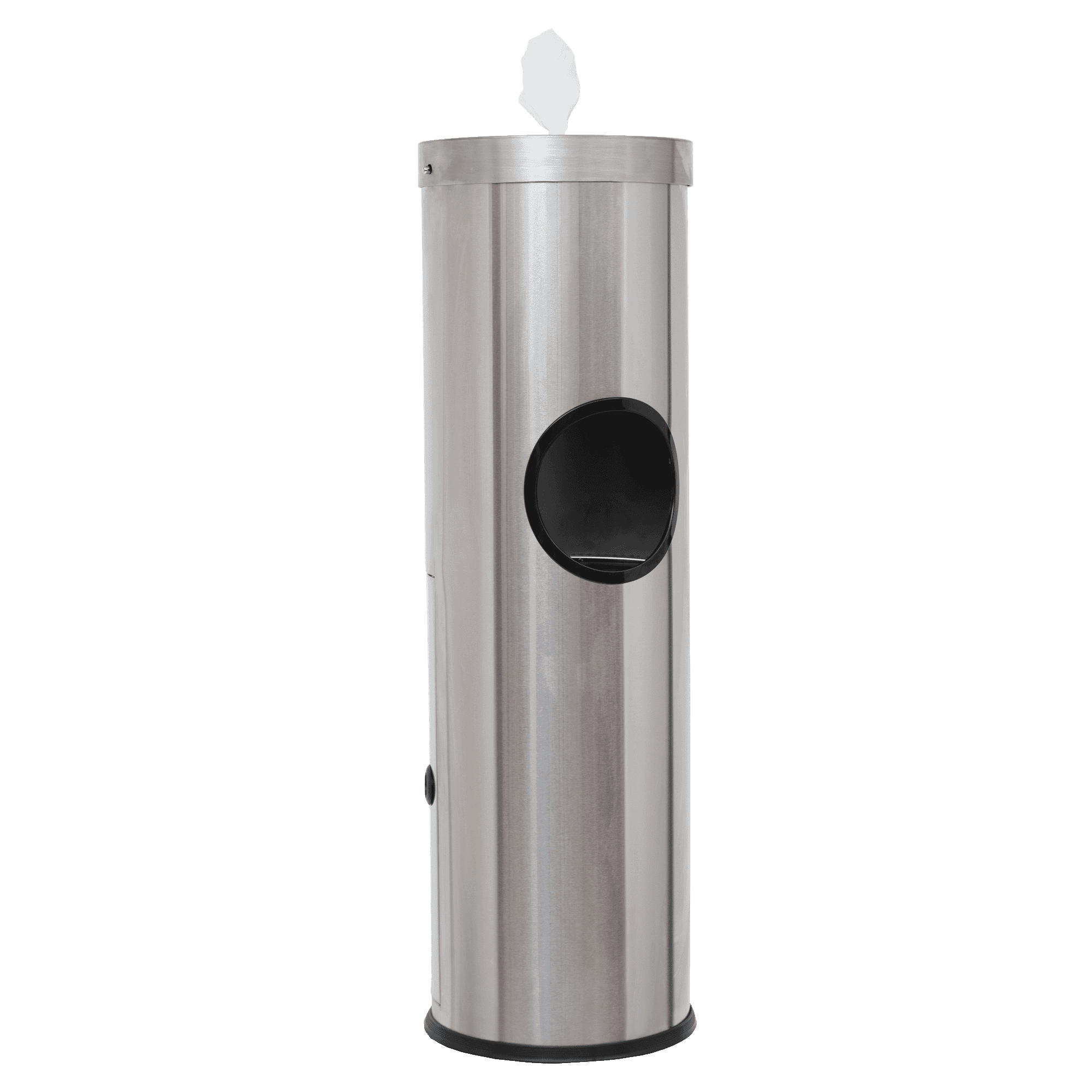 Floor Stand For Wipes, Silver Finish