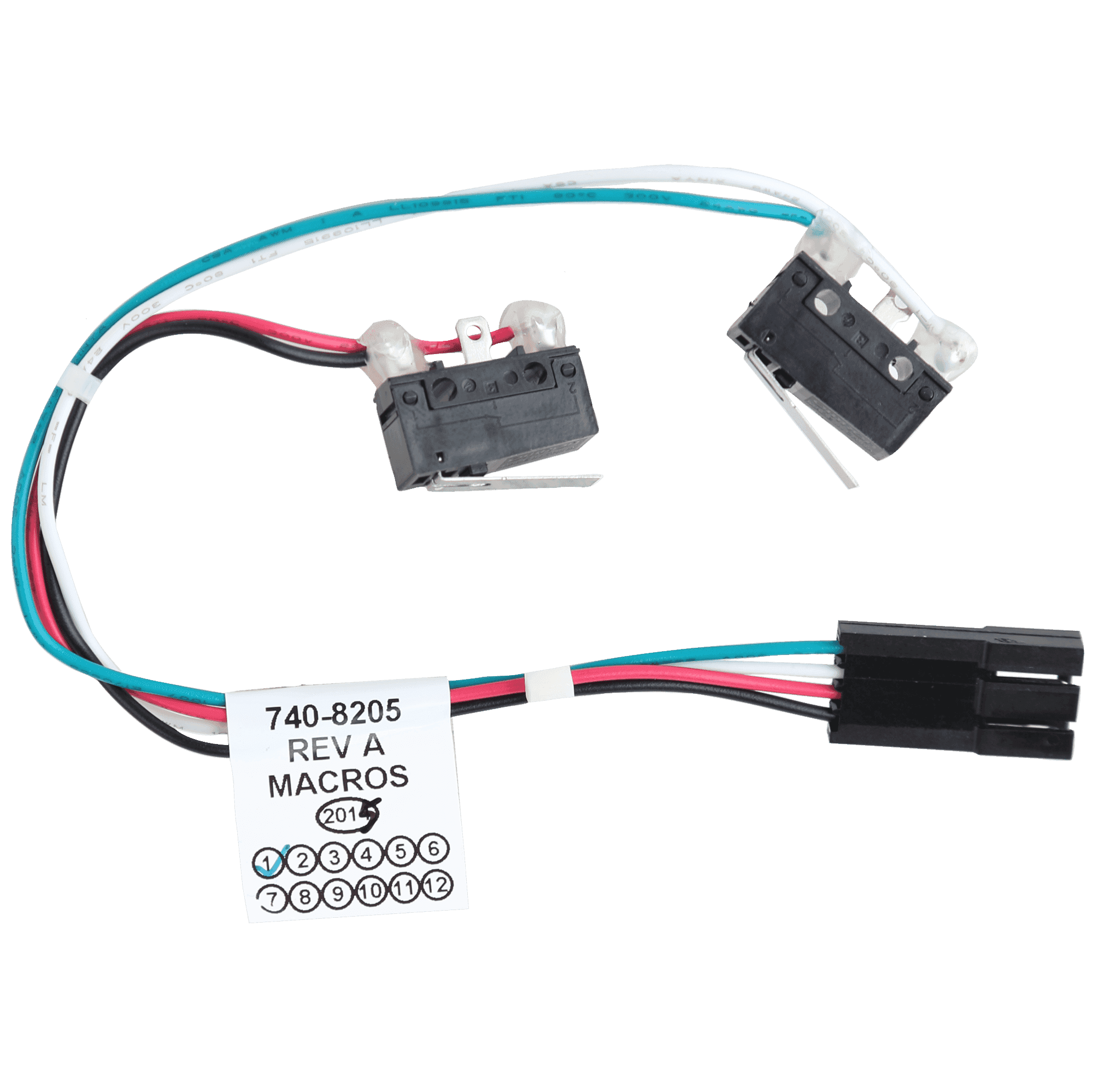StarTrac Stop Switch Cable Assembly