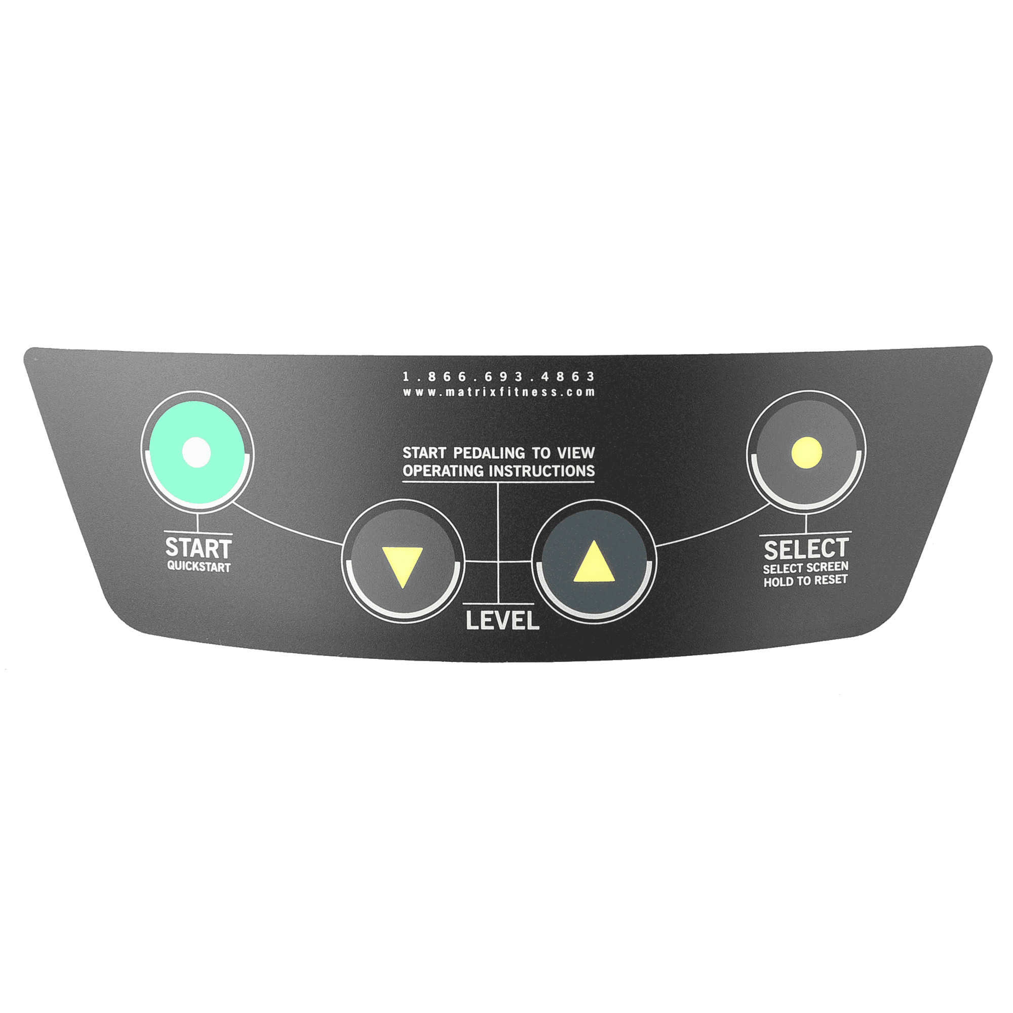 Matrix Lower Overlay with Quick Start Buttons