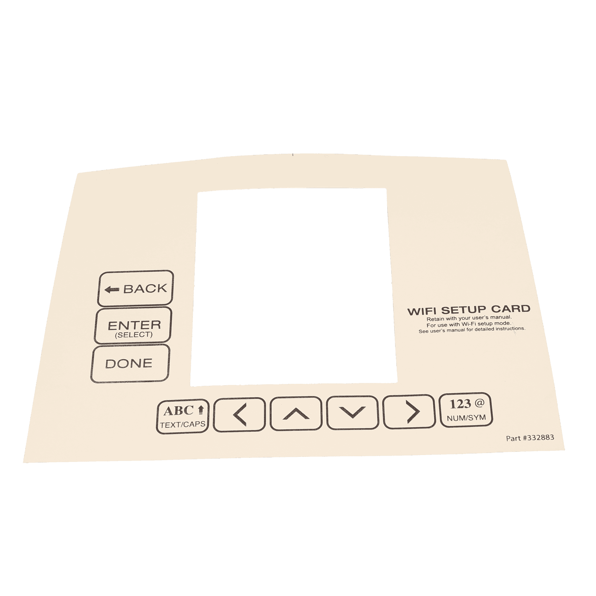 Cnsl Setup Card