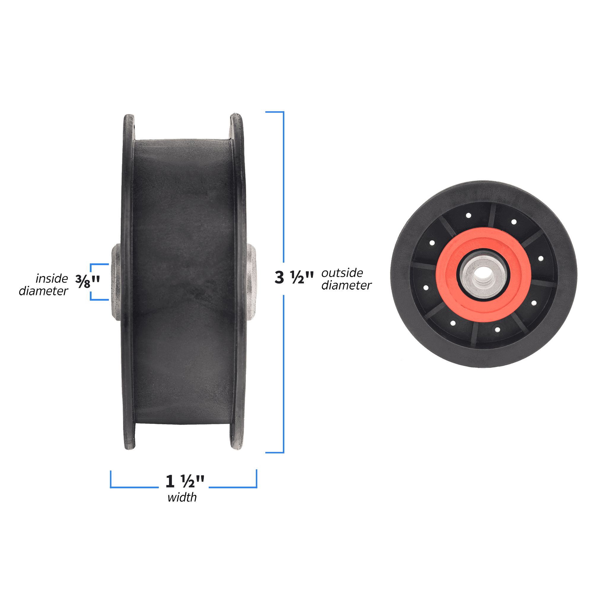 3.5" Belt Pulley for Some Cybex Strength Equipment