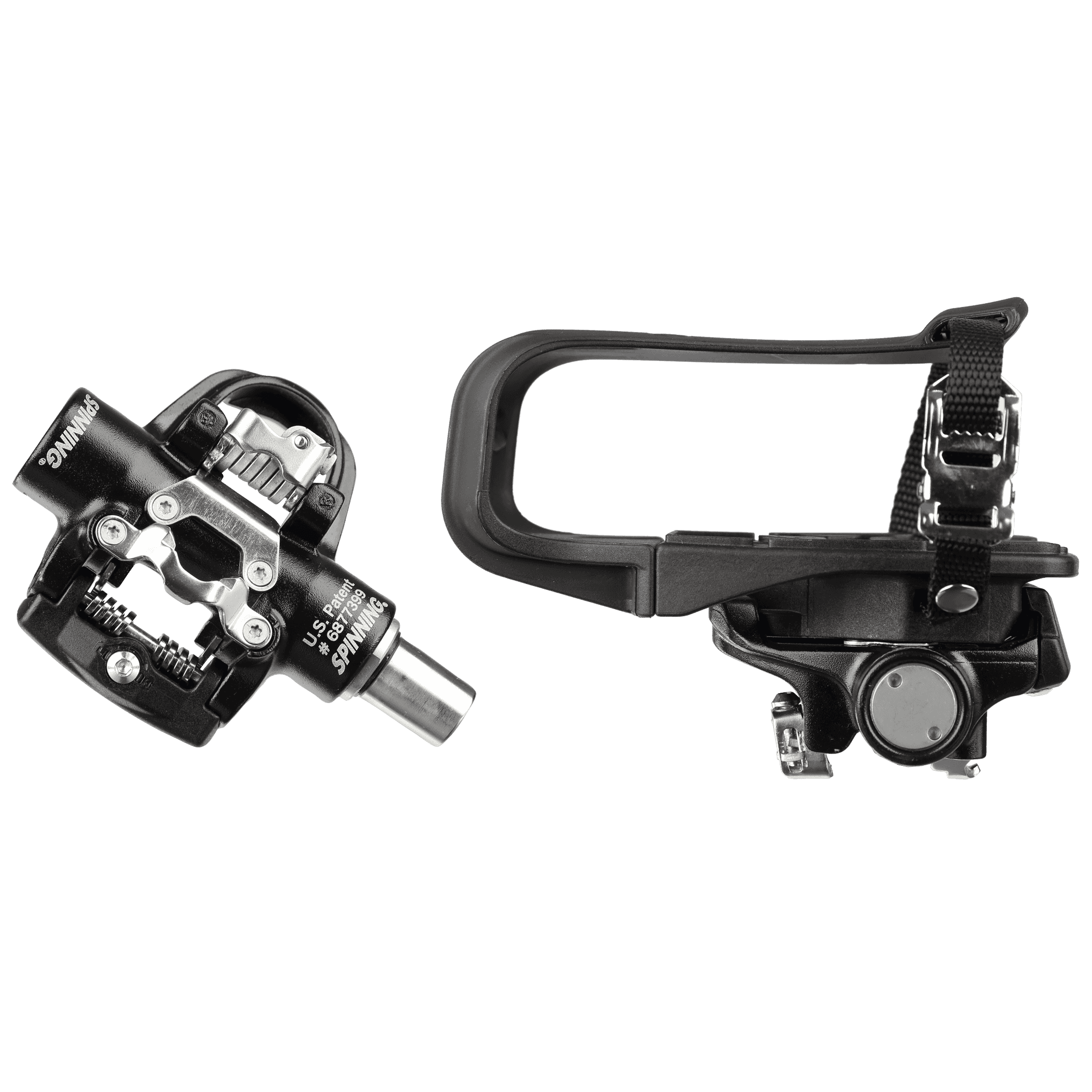 Trio Morse Taper Bike Pedals Set
