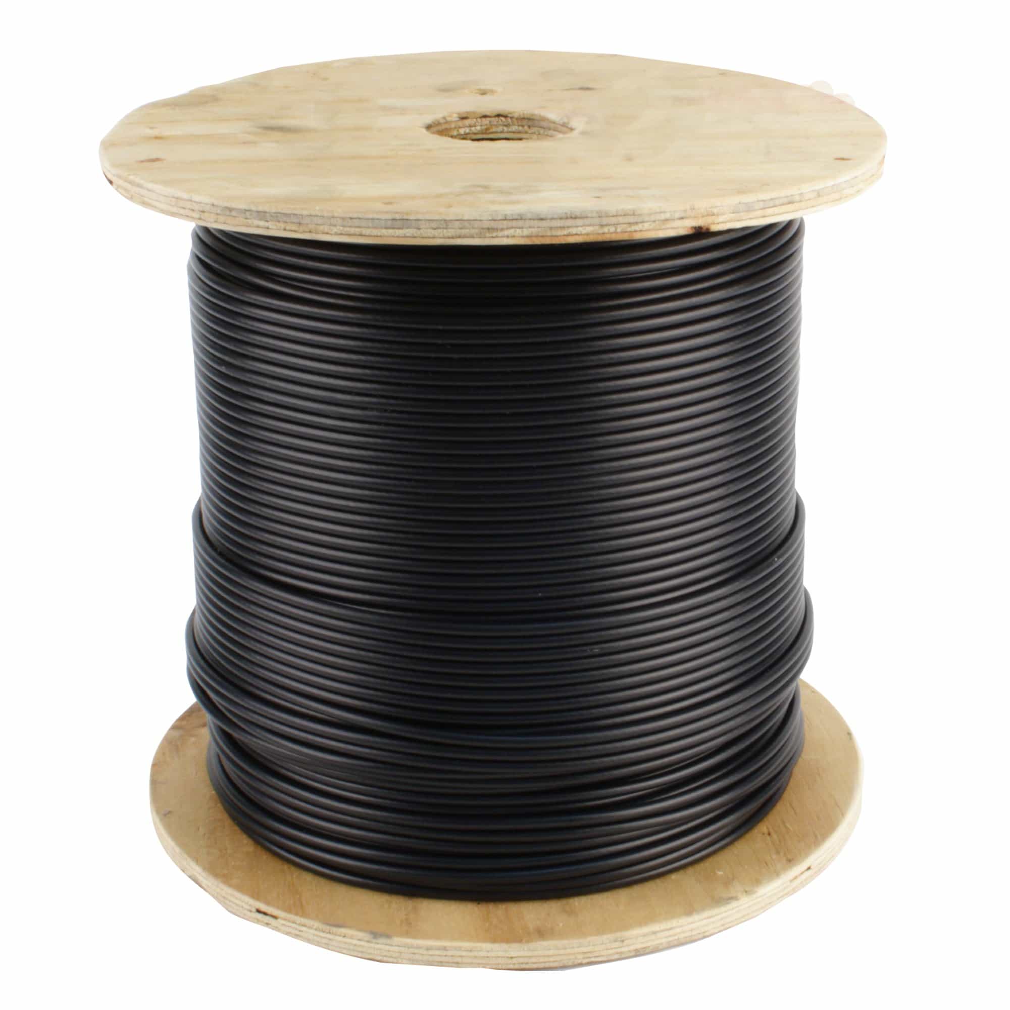 Cable 1000Ft Reel, 3/16" Diameter With Black Nylon Coating