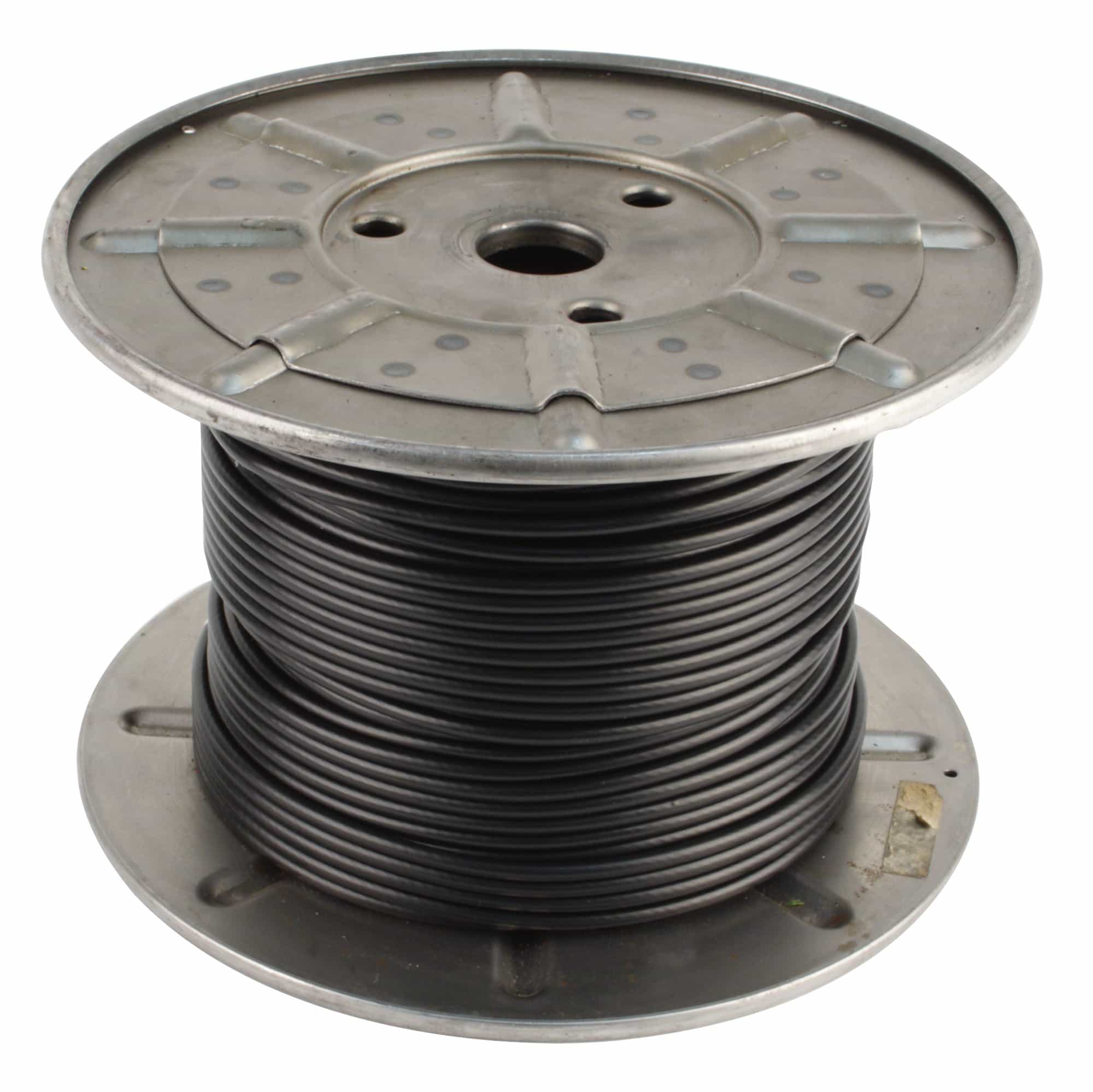 Cable 300Ft Reel, 3/16" Diameter With Black Nylon Coating