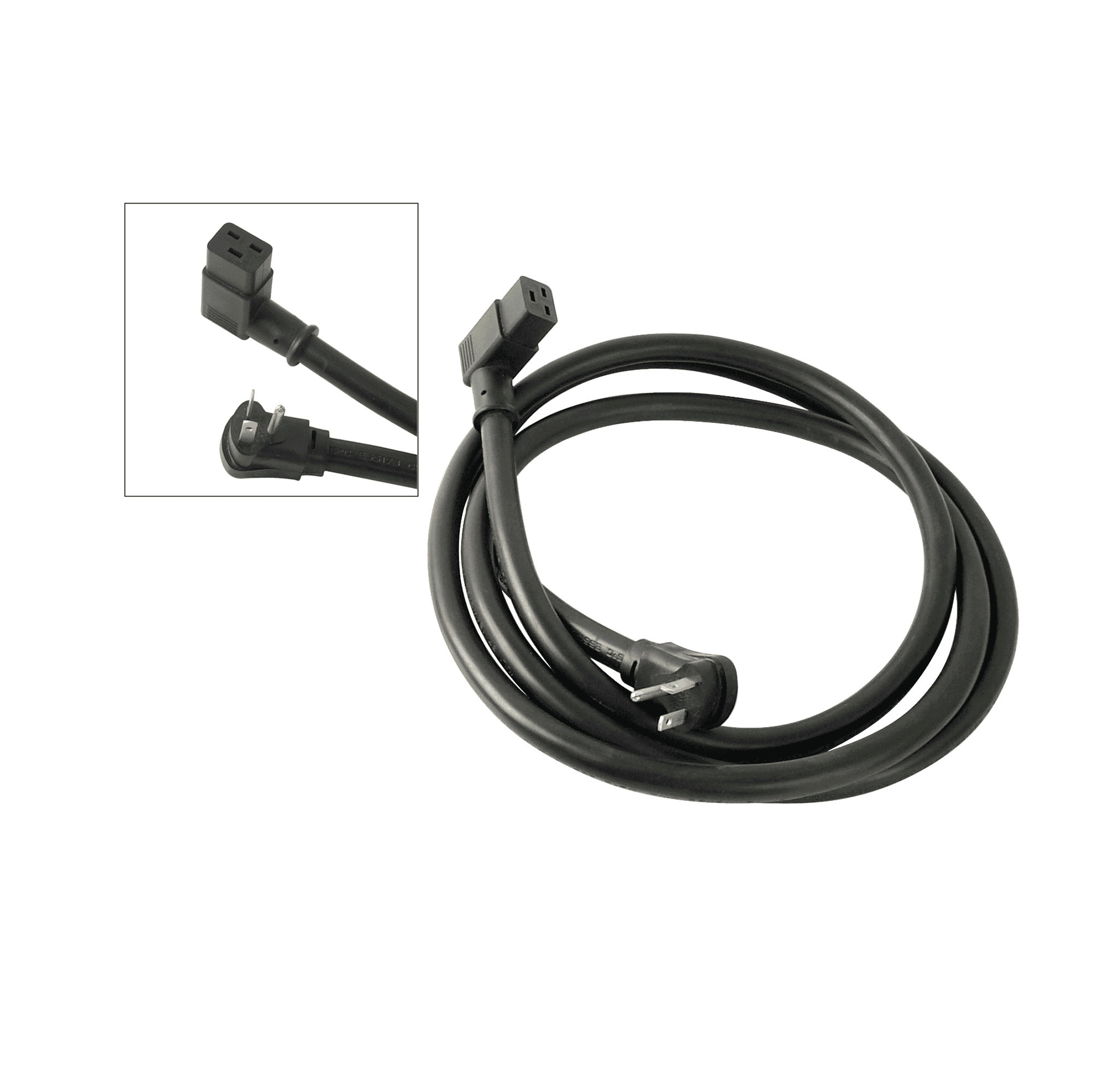 Lifefitness 220V Right Angle Power Cord, 8Ft