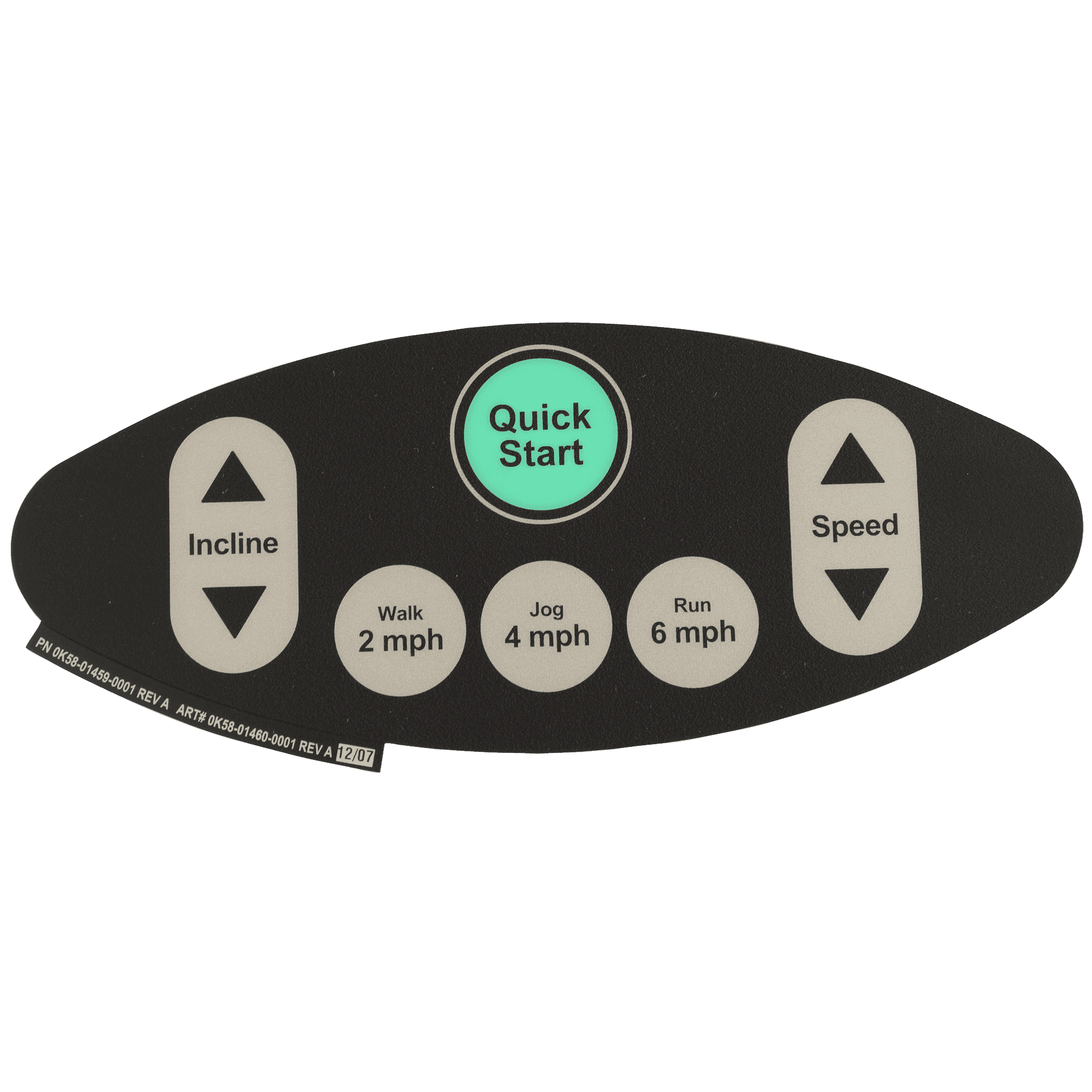 LifeFitness 95Ti/97Ti Activity Zone Overlay Keypad