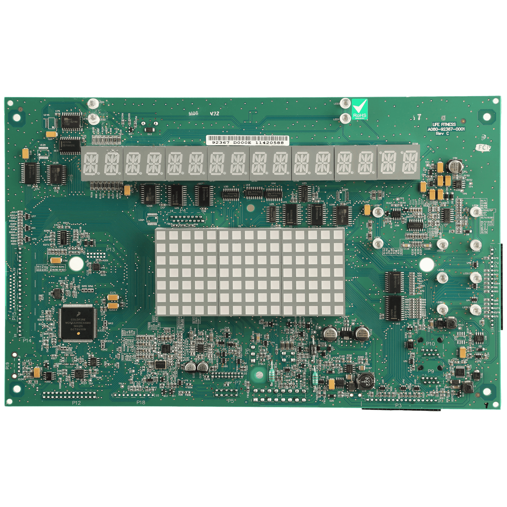 Programmed PCB for Life Fitness Classic Non-Treadmill Consoles