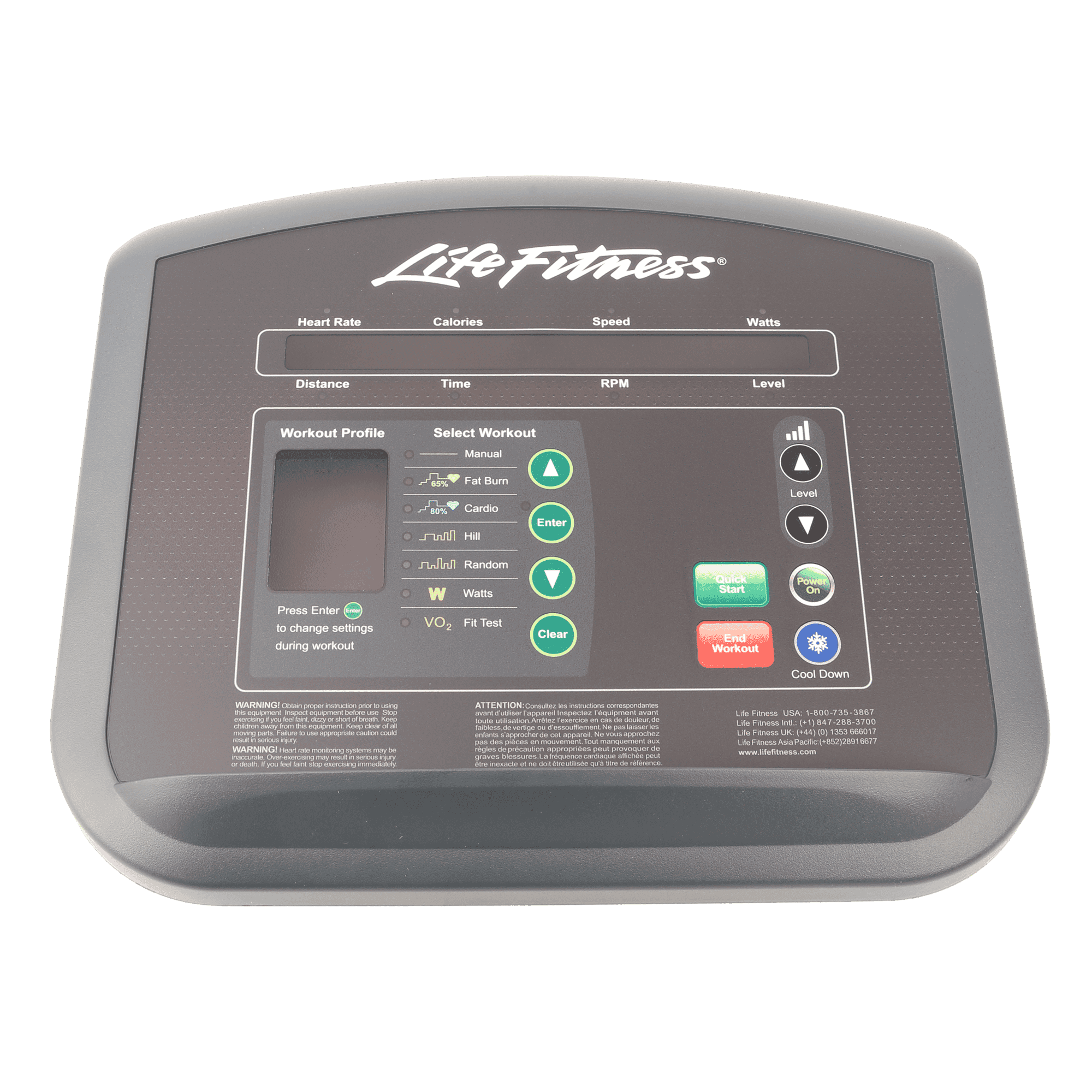 Life Fitness Eng/Eng Bezel Switch Overlay Kit