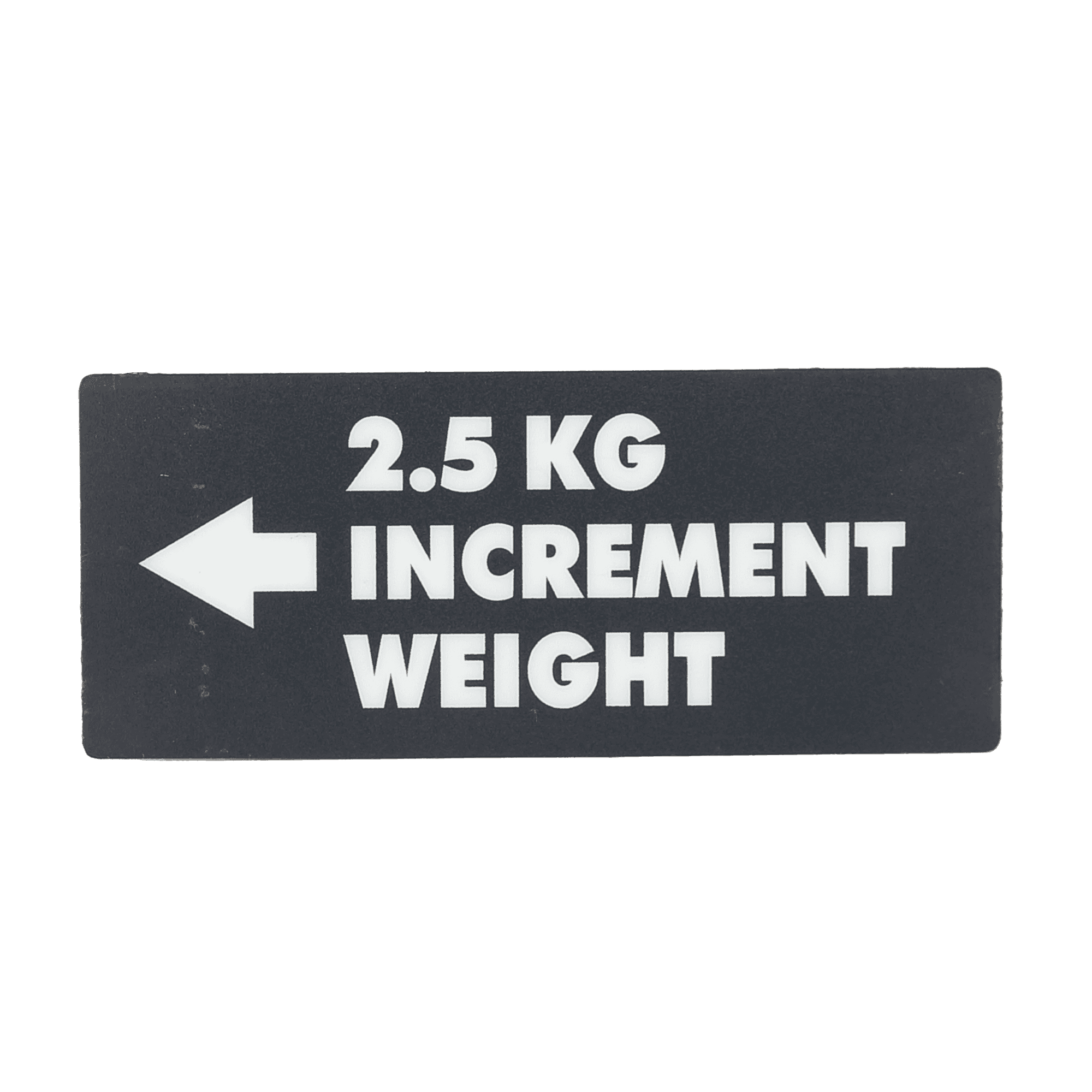 Increment Weight Decal, Kg (Lt)