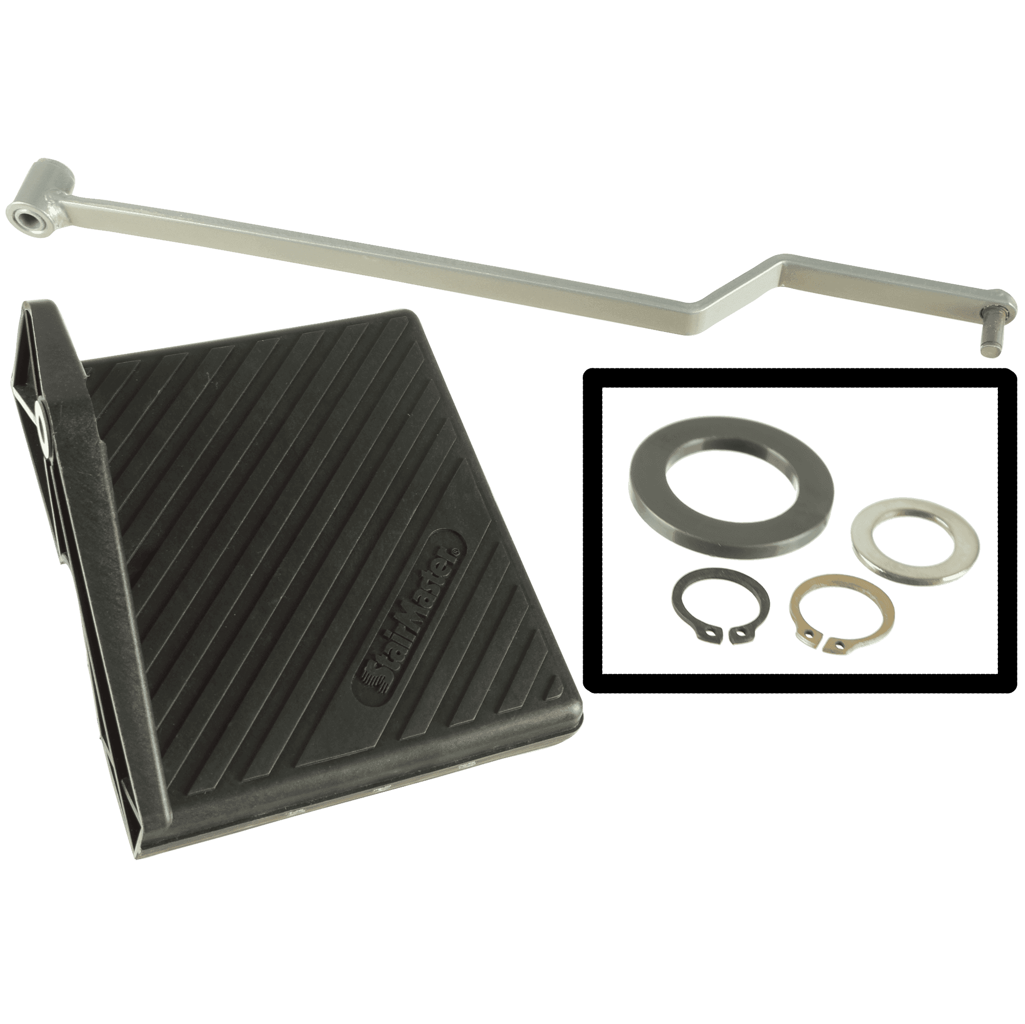 Leveling Arm Kit with Pedal, RH, Gray
