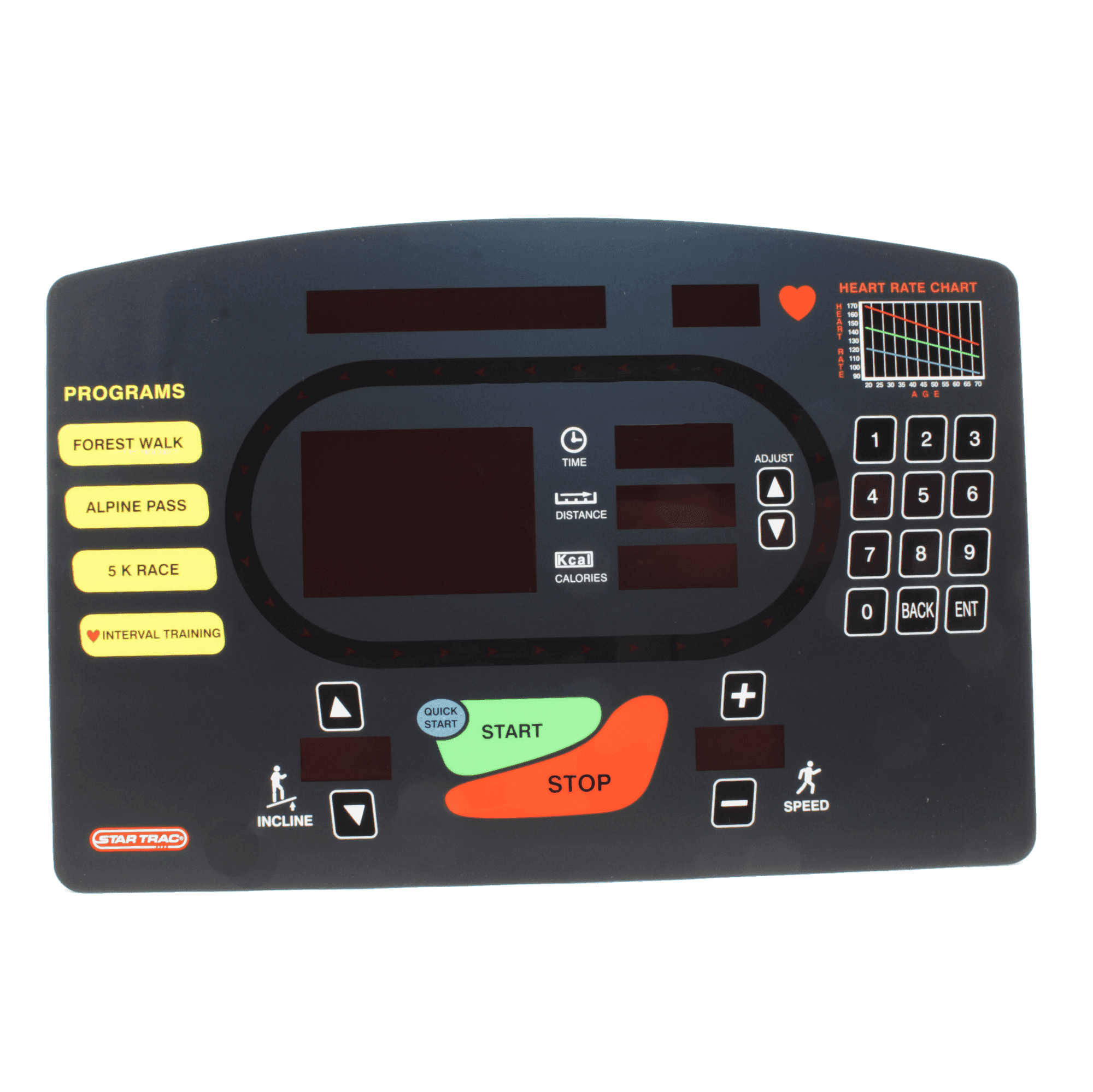 Startrac Display Panel Without Mylar Shield for 5500
