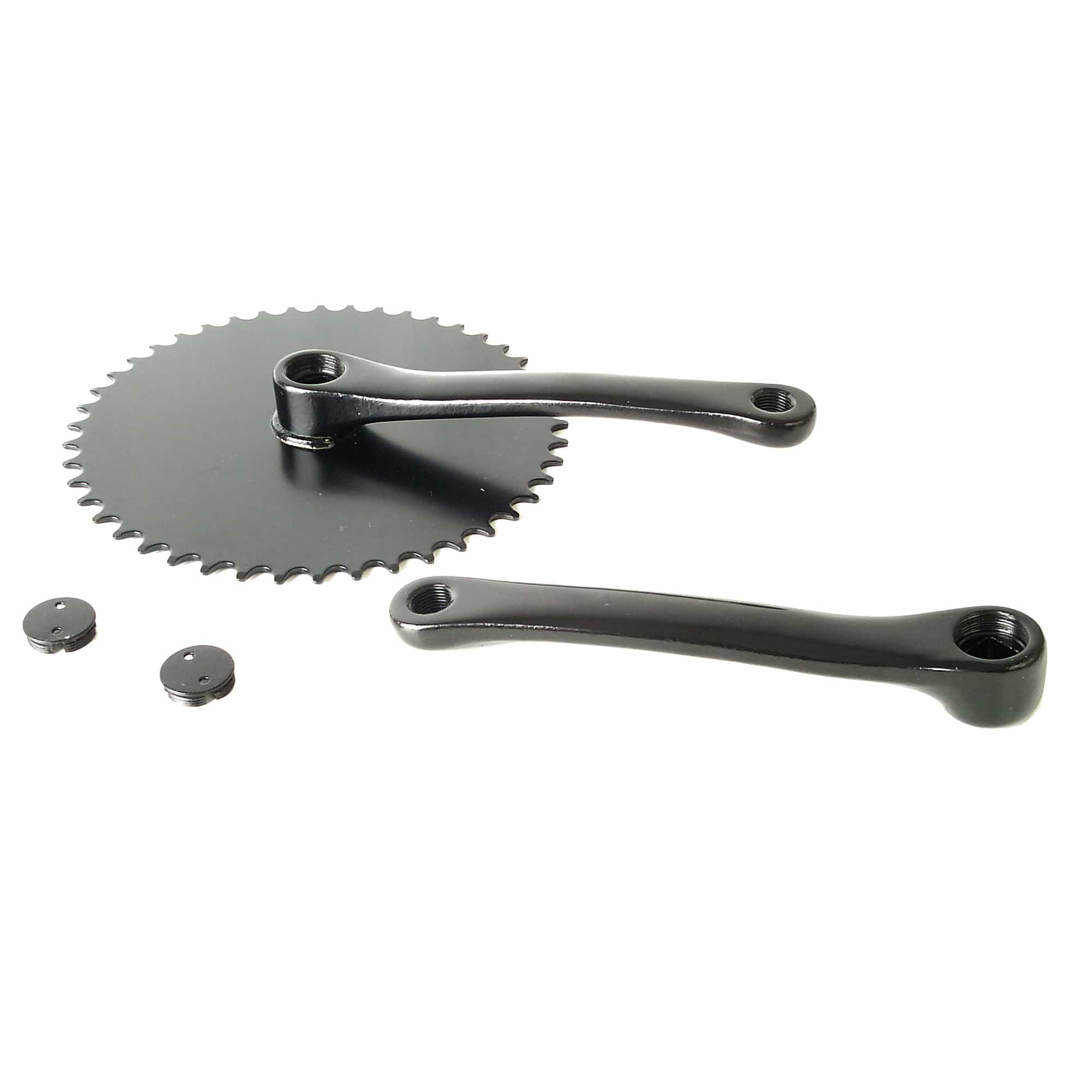 Crank Arm Set, Steel, Black, V-Bike, Serial# Specific