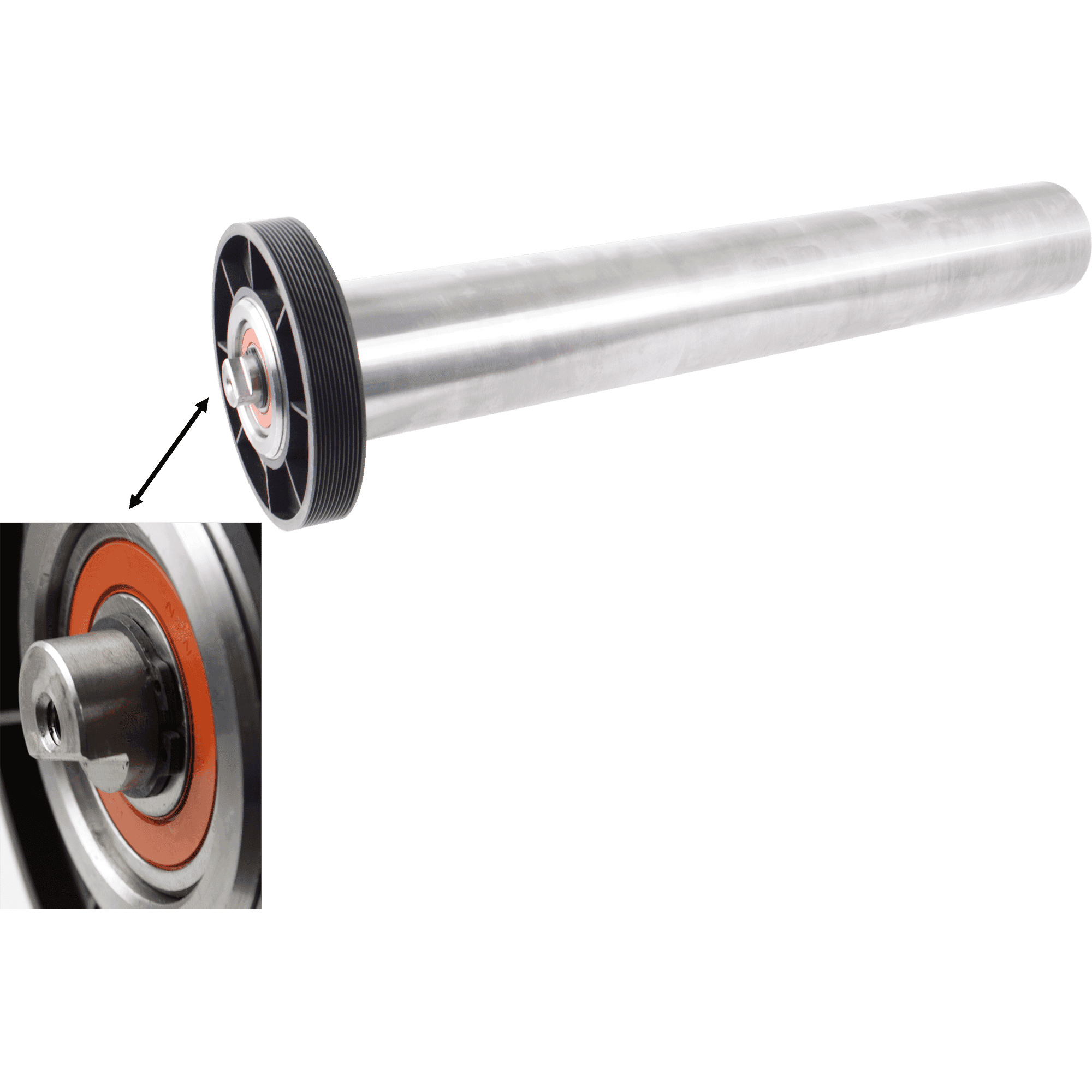 Front Drive Roller With Sheave, Landice