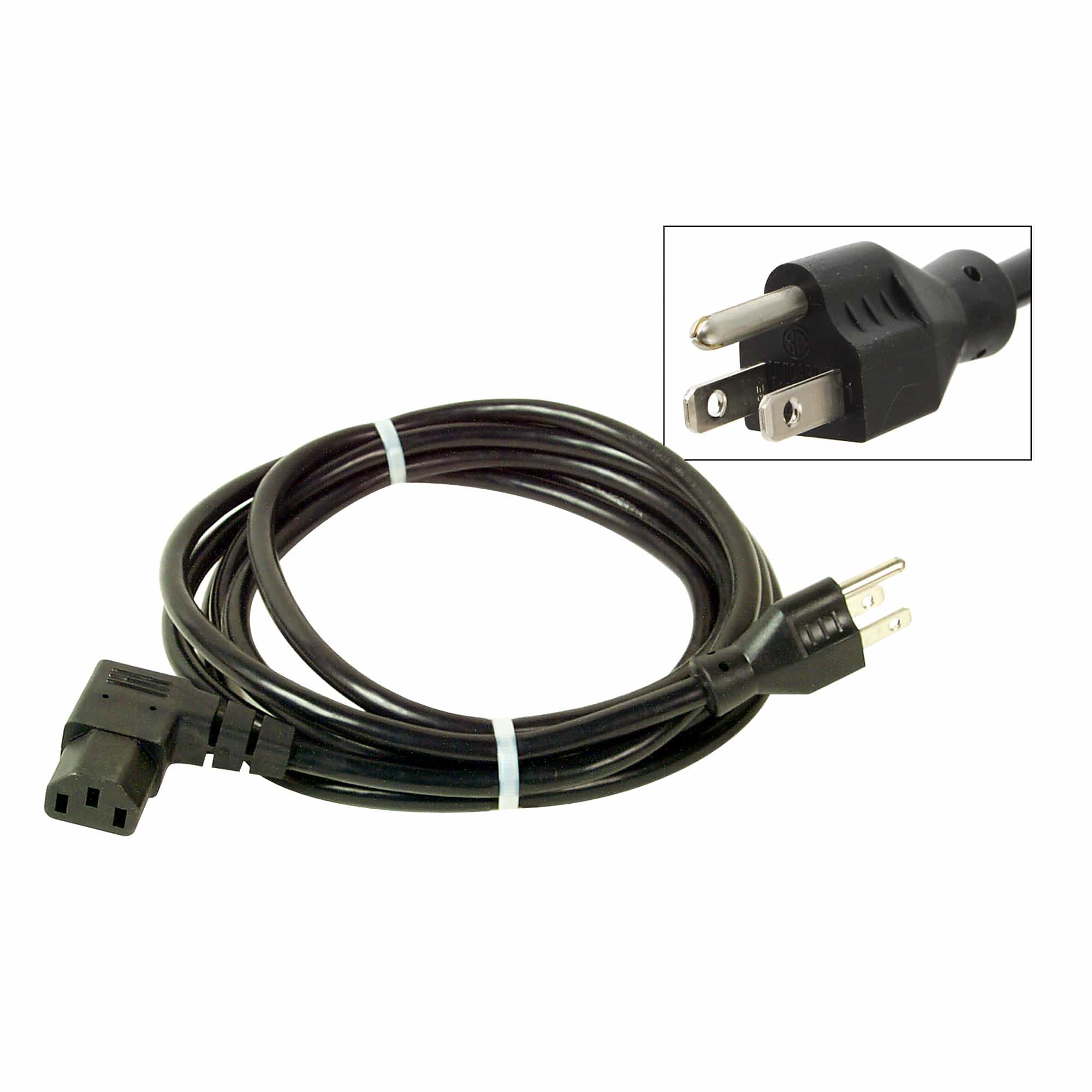 Power Cord, 10 Ft, 10 Amp, 110v