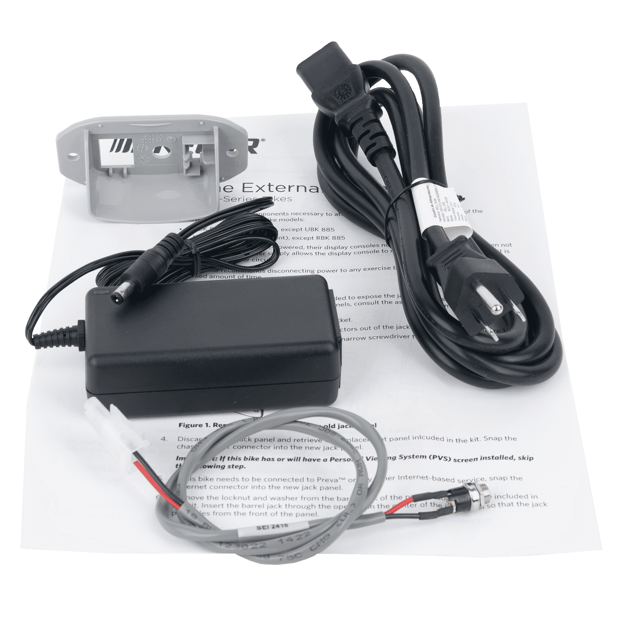 External Power Option Kit,Precision Bike Ac Power, Not For Ubk 885 Or Rbk 885 Models