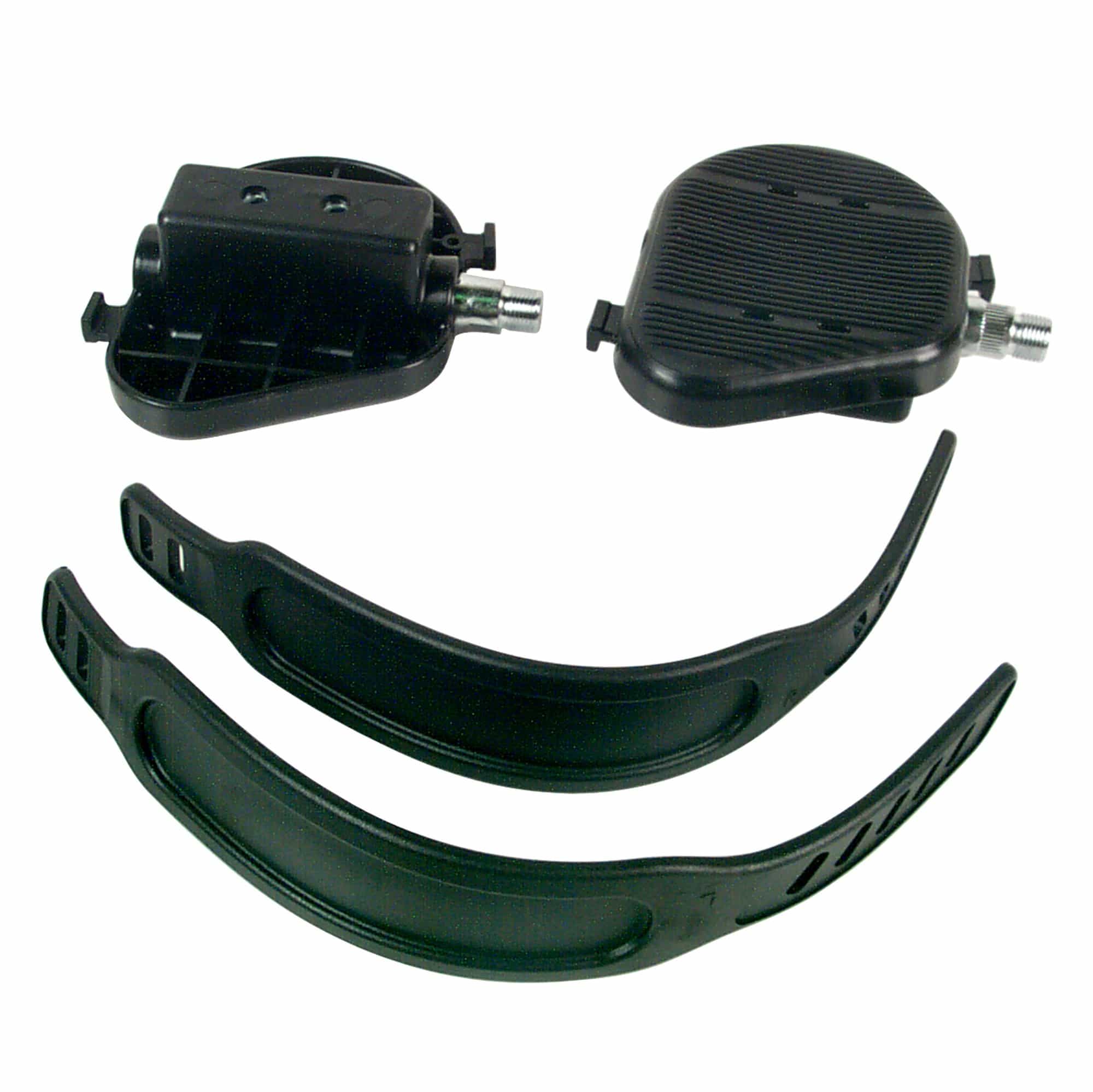 Bike Pedals, Set With Straps, 9/16" Precor Ppp000000058017101